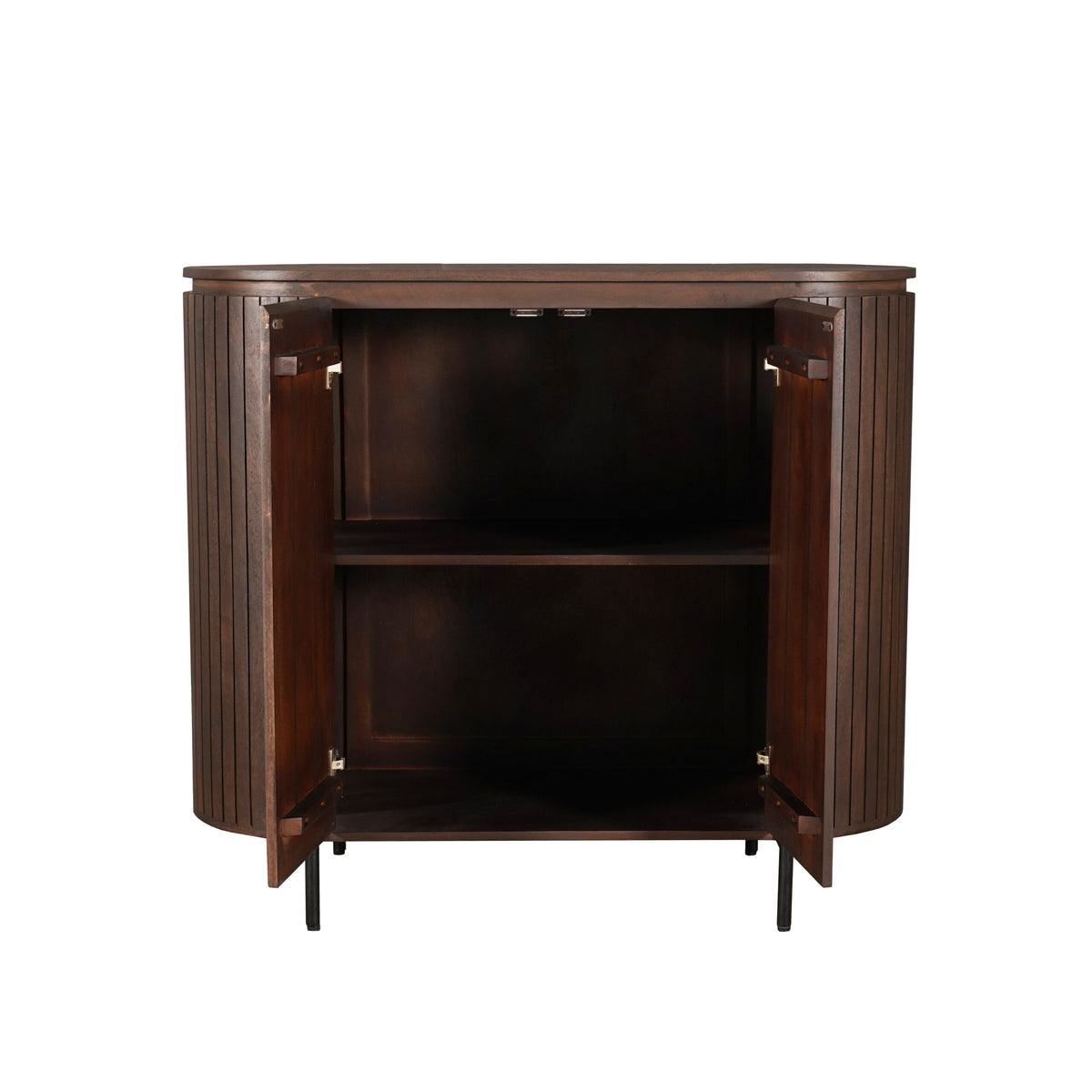 Bergkast Solana bruin mangohout 115 cm - STF