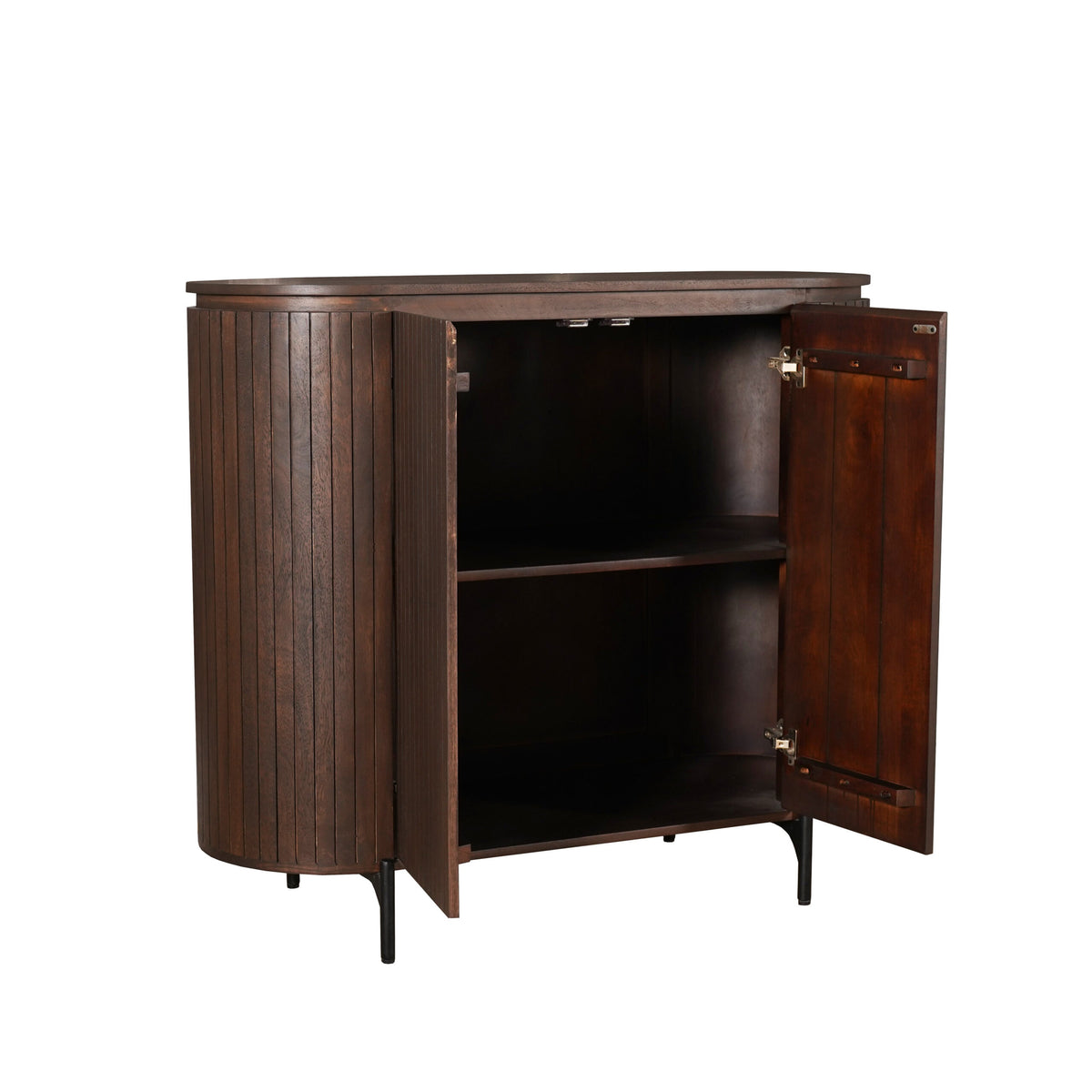 Bergkast Solana bruin mangohout 115 cm - STF