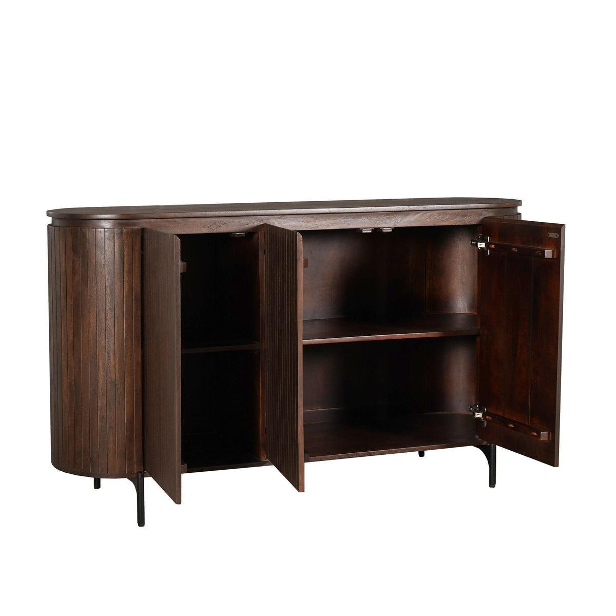 Dressoir Solana Bruin Mangohout 165 cm - STF