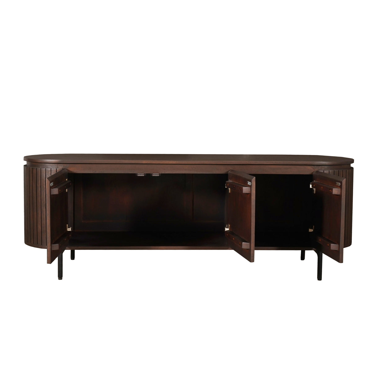 Tv-meubel Solana bruin mangohout 165 cm - STF