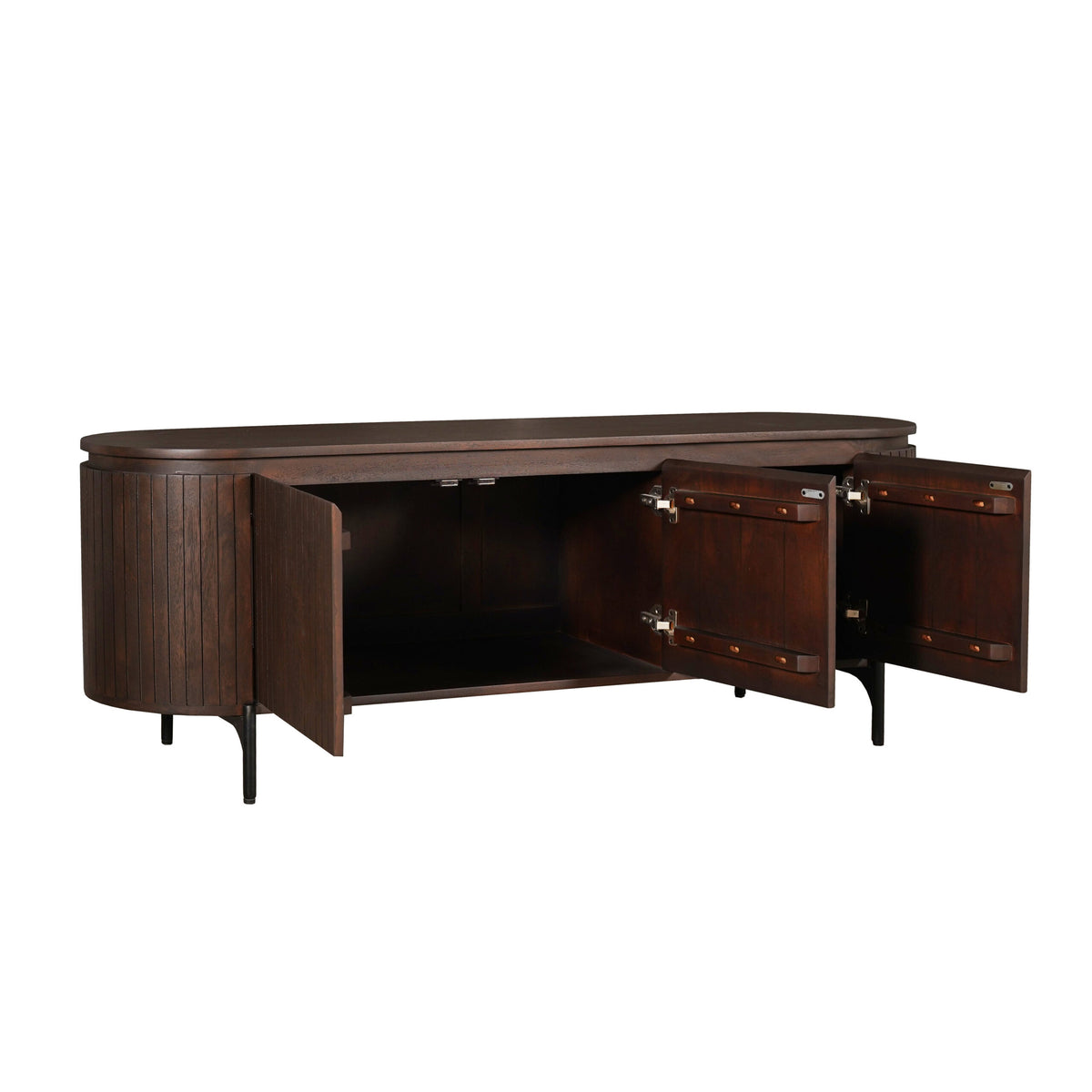 Tv-meubel Solana bruin mangohout 165 cm - STF