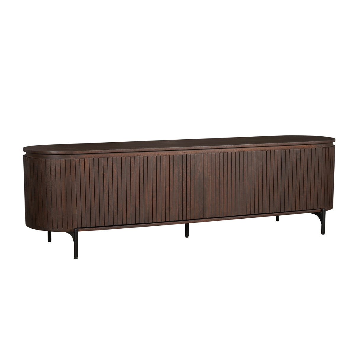 Tv meubel Solana Bruin Mangohout 210 cm - STF