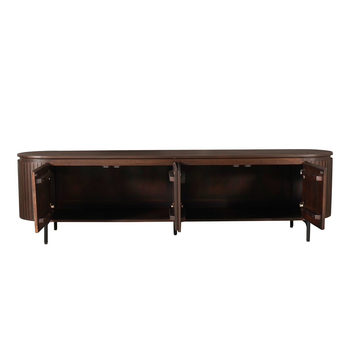 Tv meubel Solana Bruin Mangohout 210 cm - STF