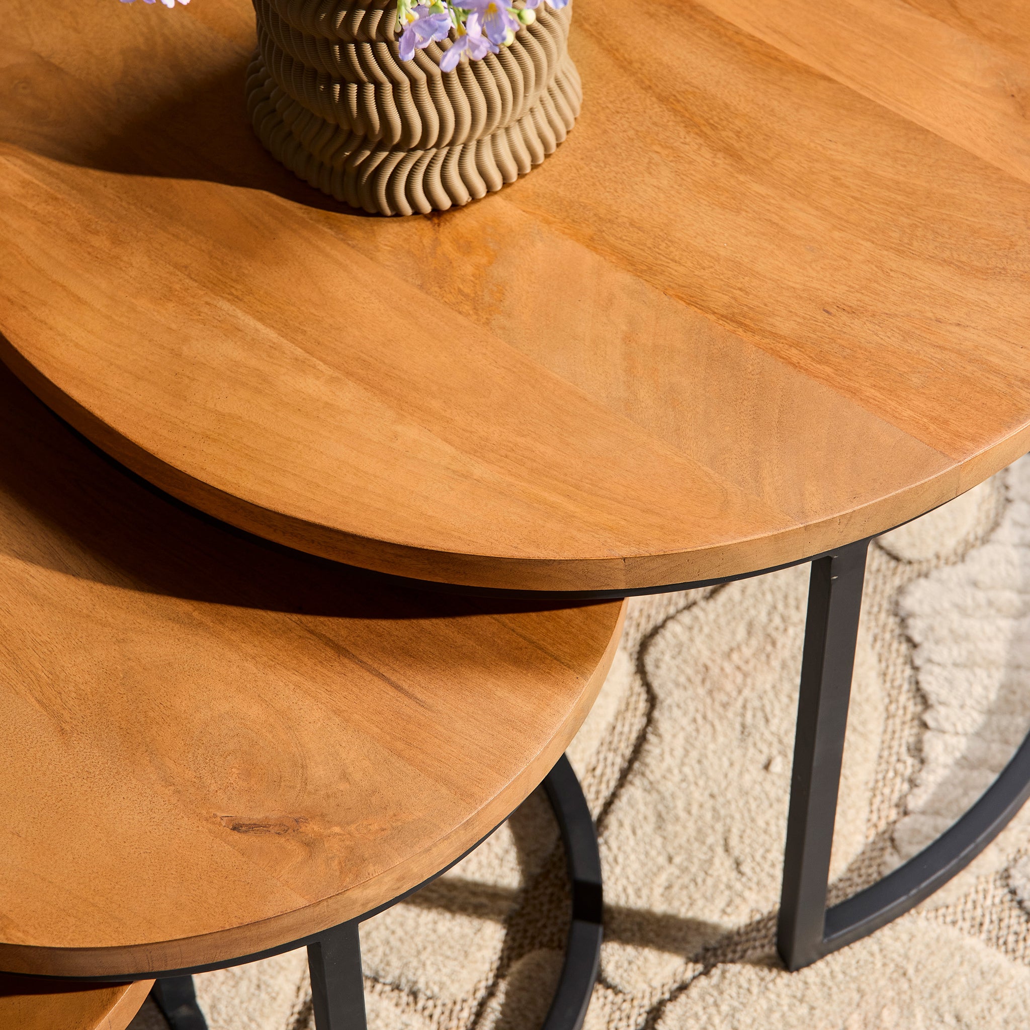 Salontafel Denver | Set van 3 | Rond - STF