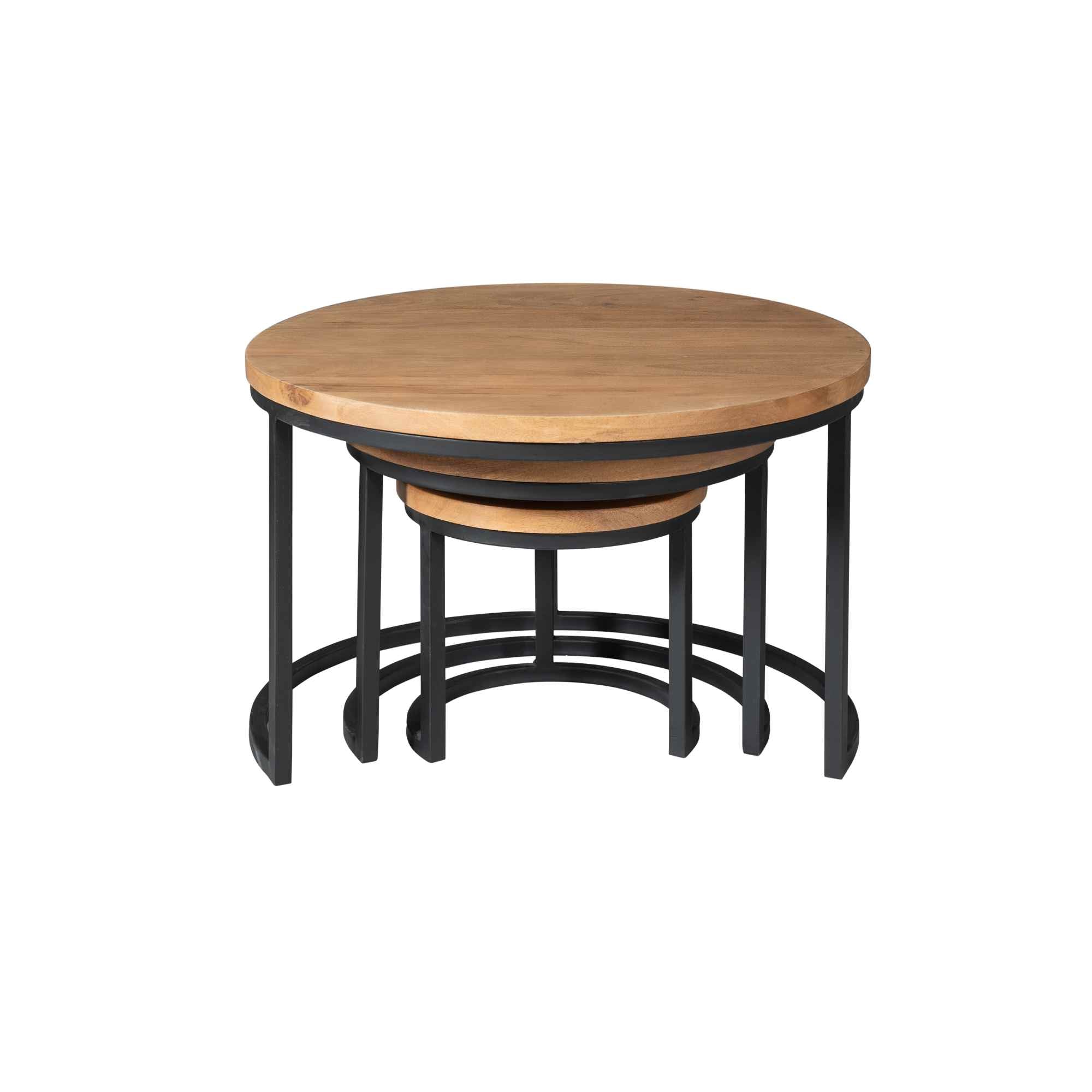 Salontafel Denver | Set van 3 | Rond - STF