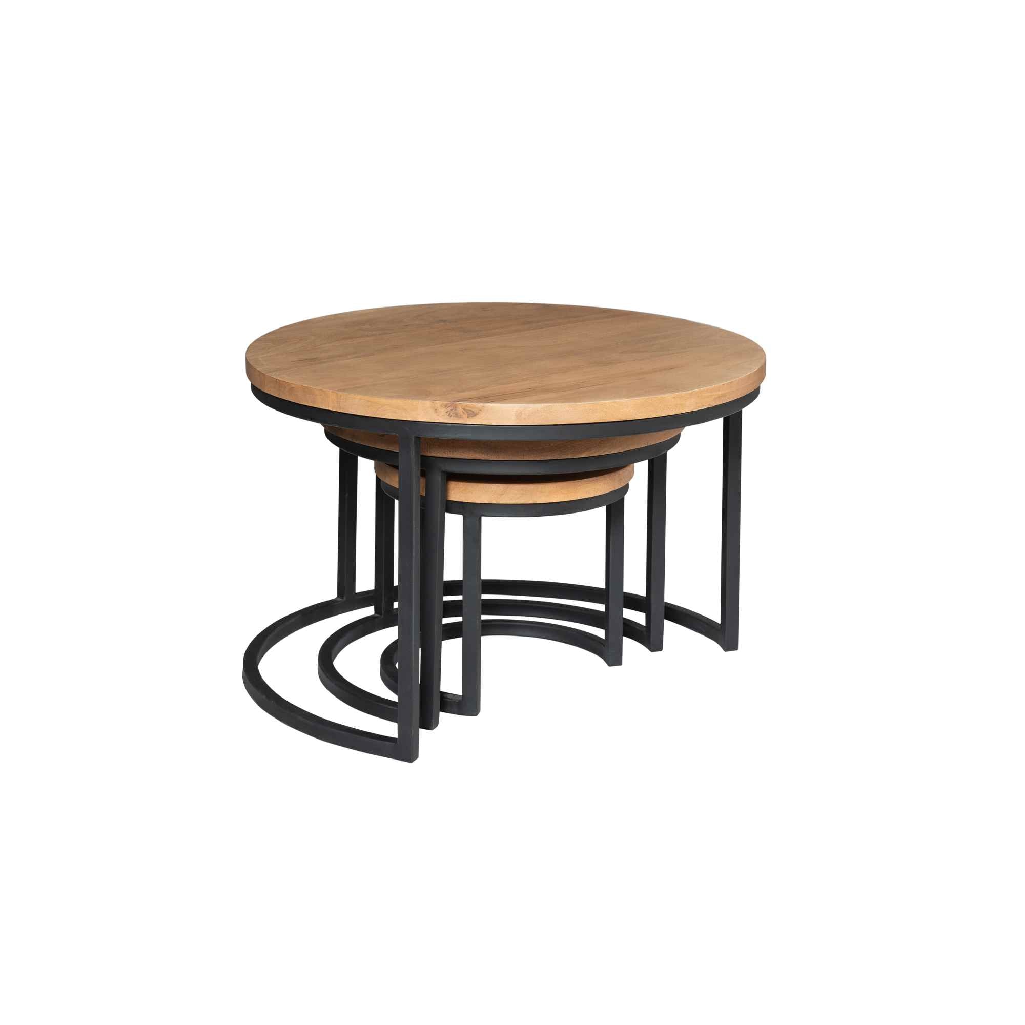 Salontafel Denver | Set van 3 | Rond - STF