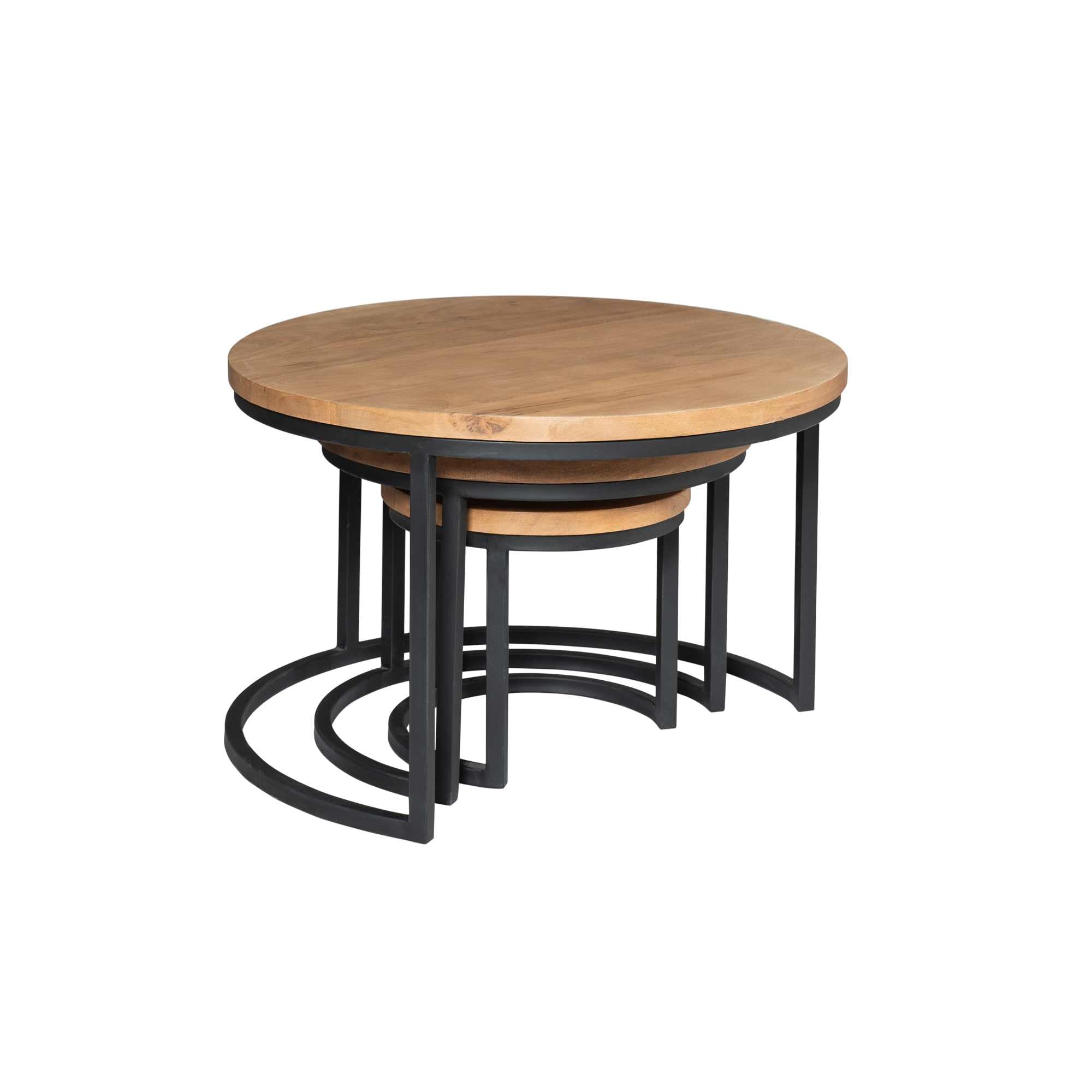Salontafel Denver | Set van 3 | Rond - STF