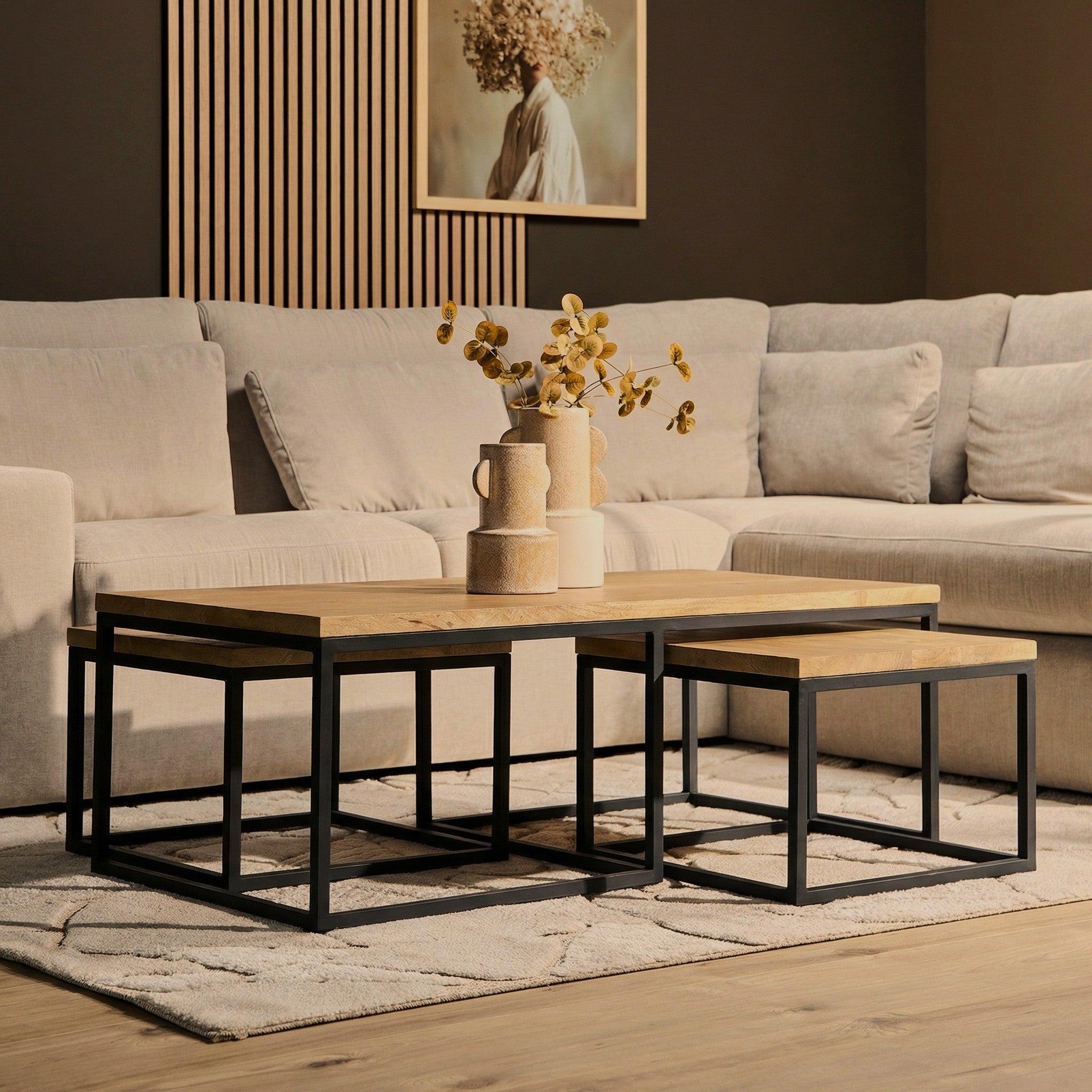 Salontafel Dakota | 120 cm | Set van 3 - STF