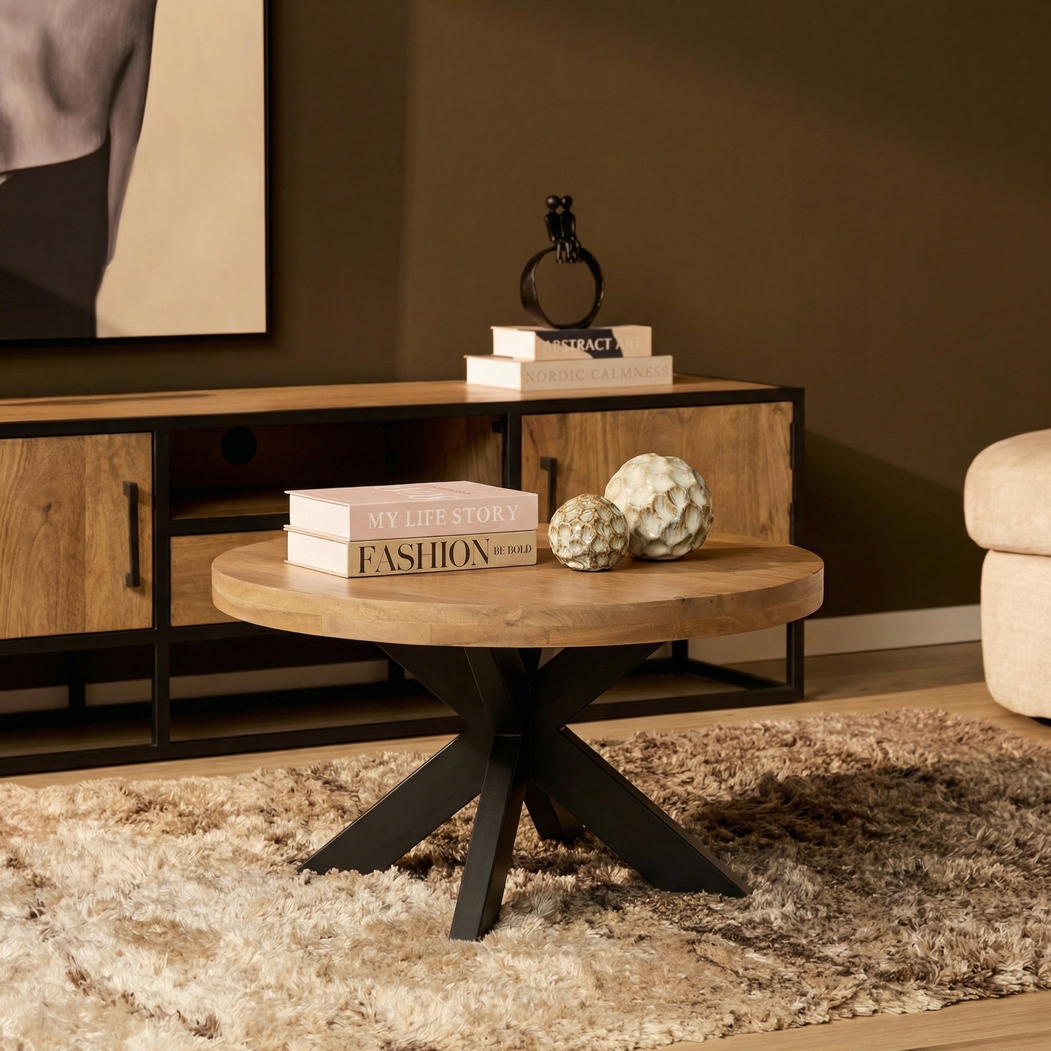 Salontafel Dakota | 80 cm | Rond - STF