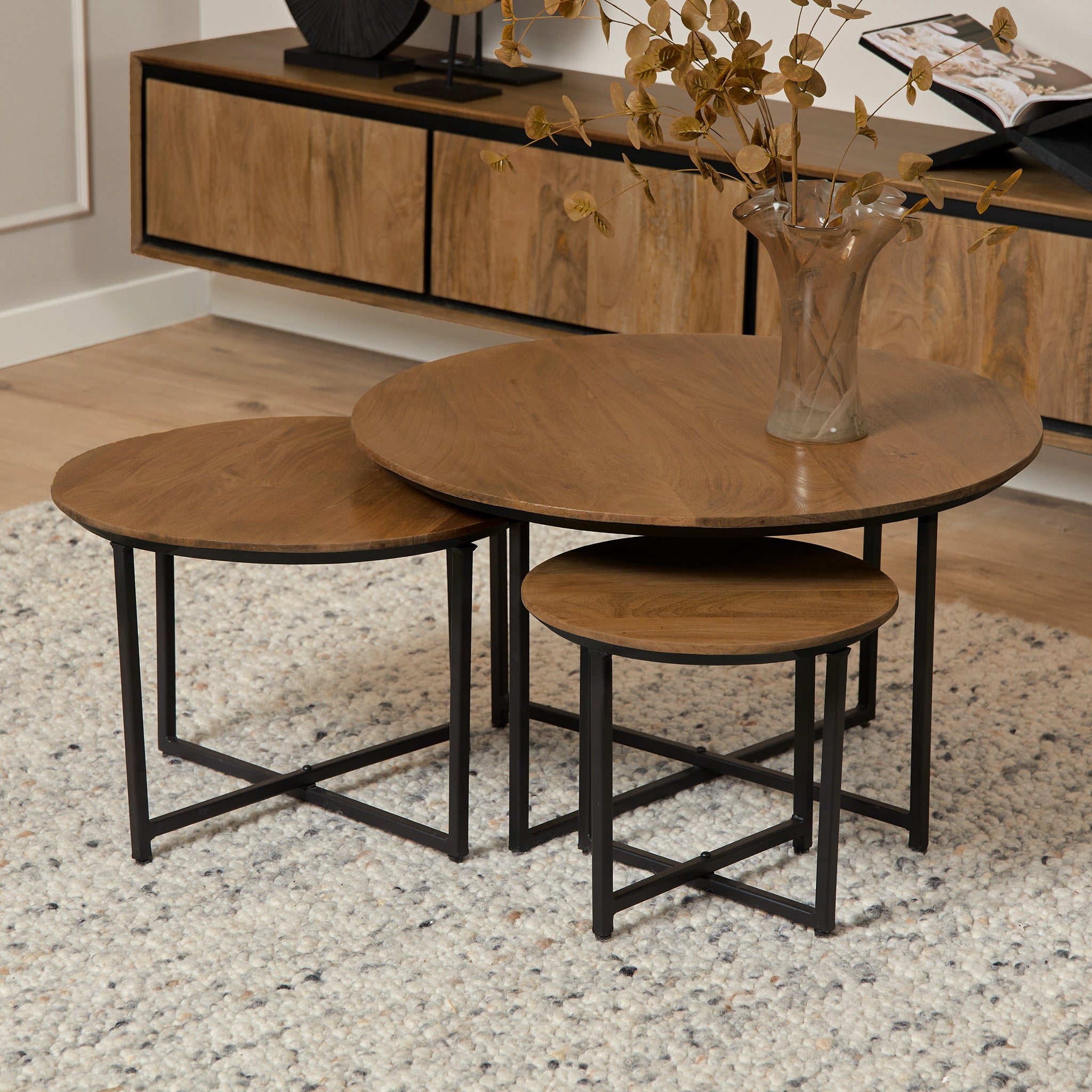 Salontafel RichWood | Set van 3 - SF