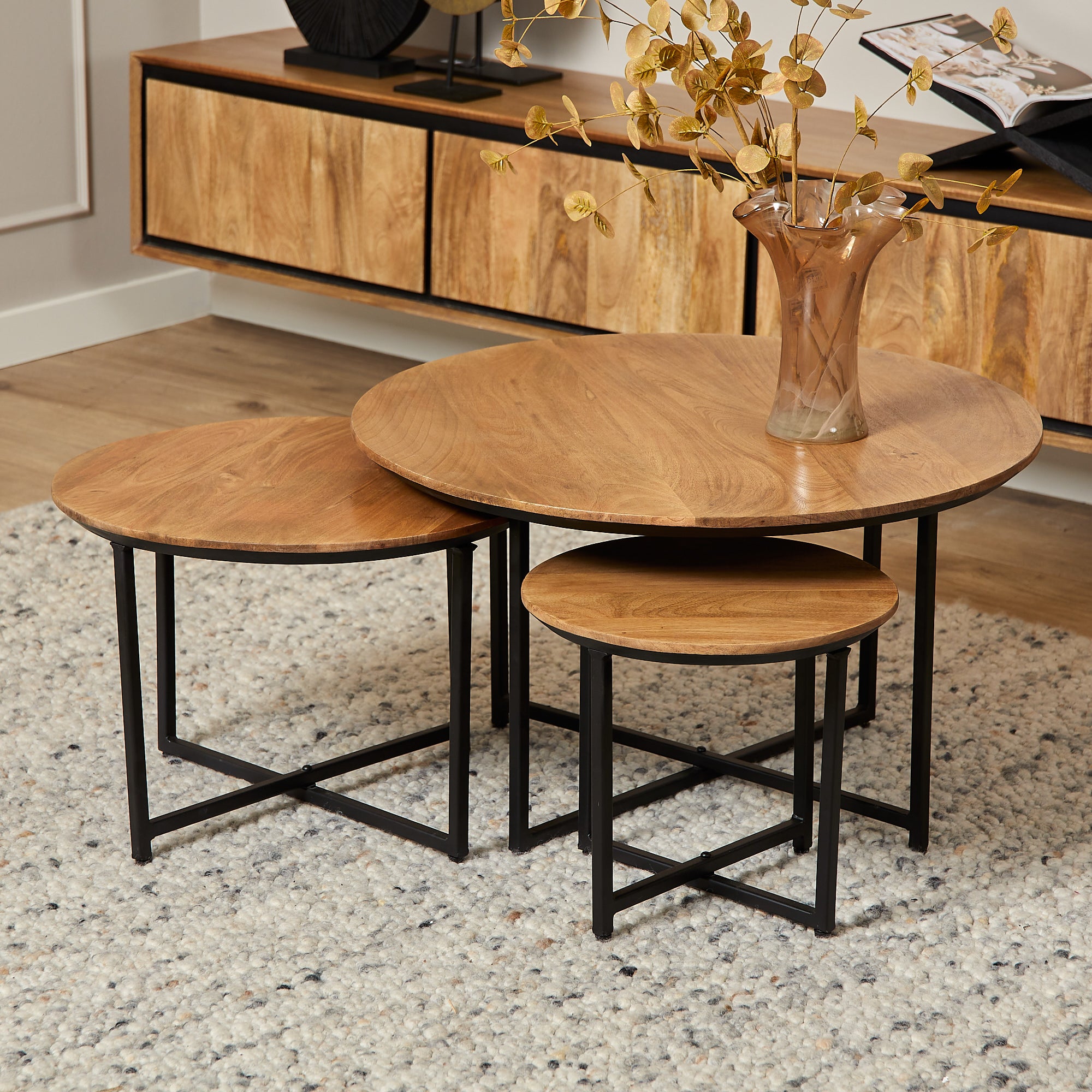 Salontafel RichWood | Set van 3 - SF