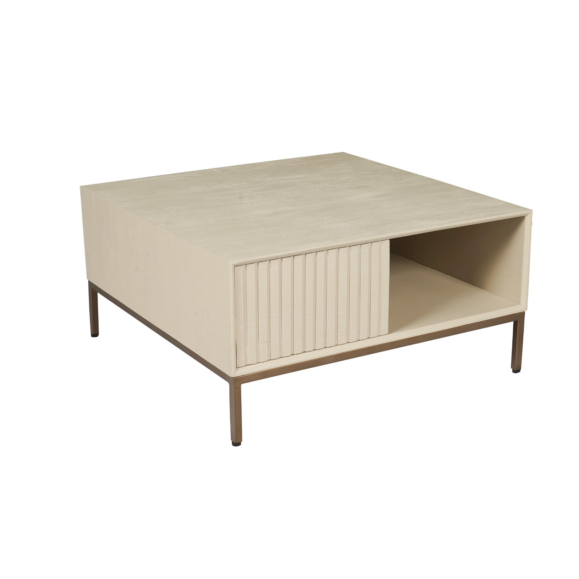 Salontafel Madison Zand | 80 cm | Vierkant - STF