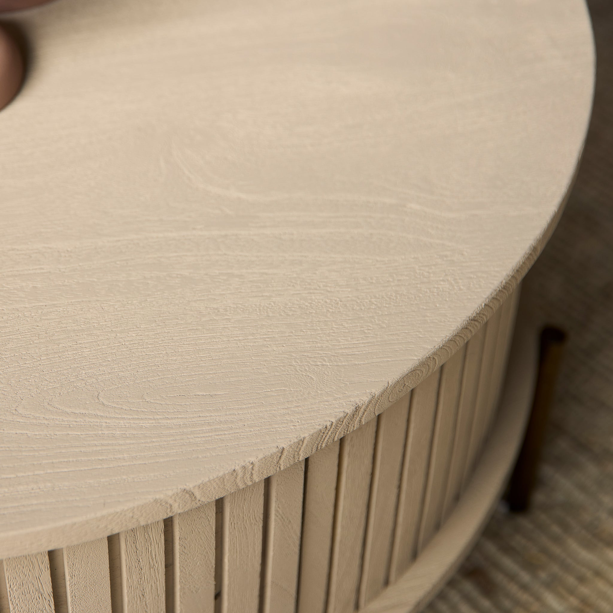 Salontafel Madison Zand | 80 cm | Rond - STF