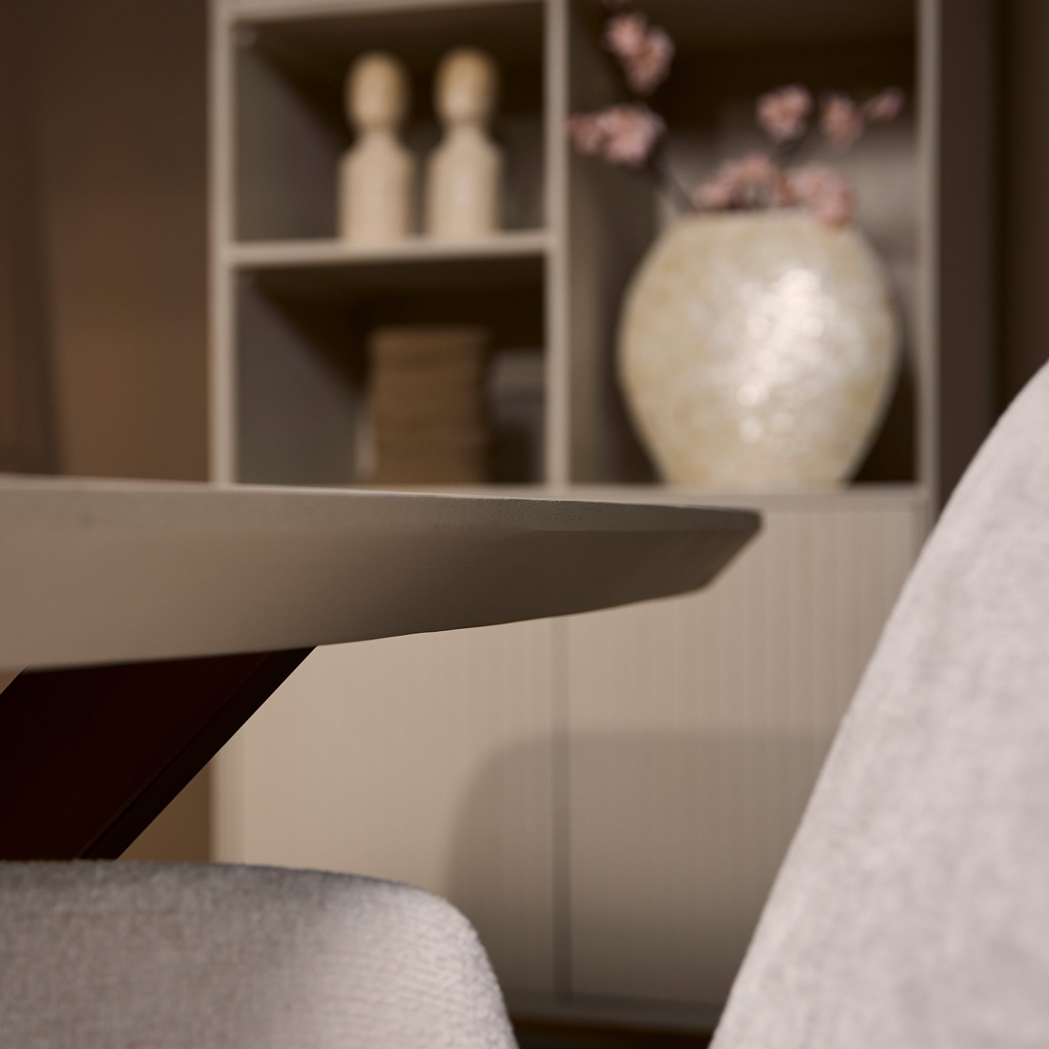 Eettafel Madison Zand | 160 cm | Deens Ovaal - STF