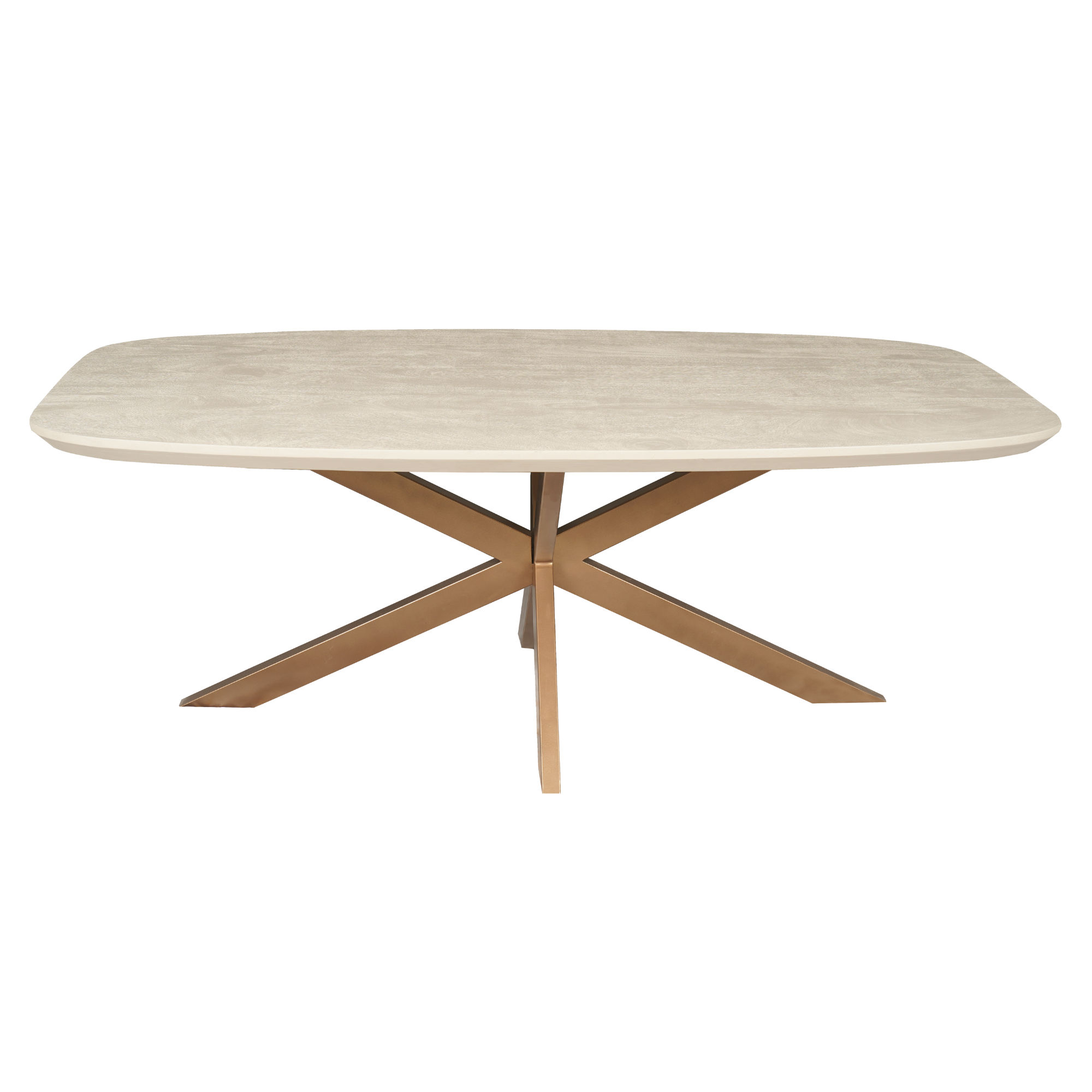 Eettafel Madison Zand | 160 cm | Deens Ovaal - STF