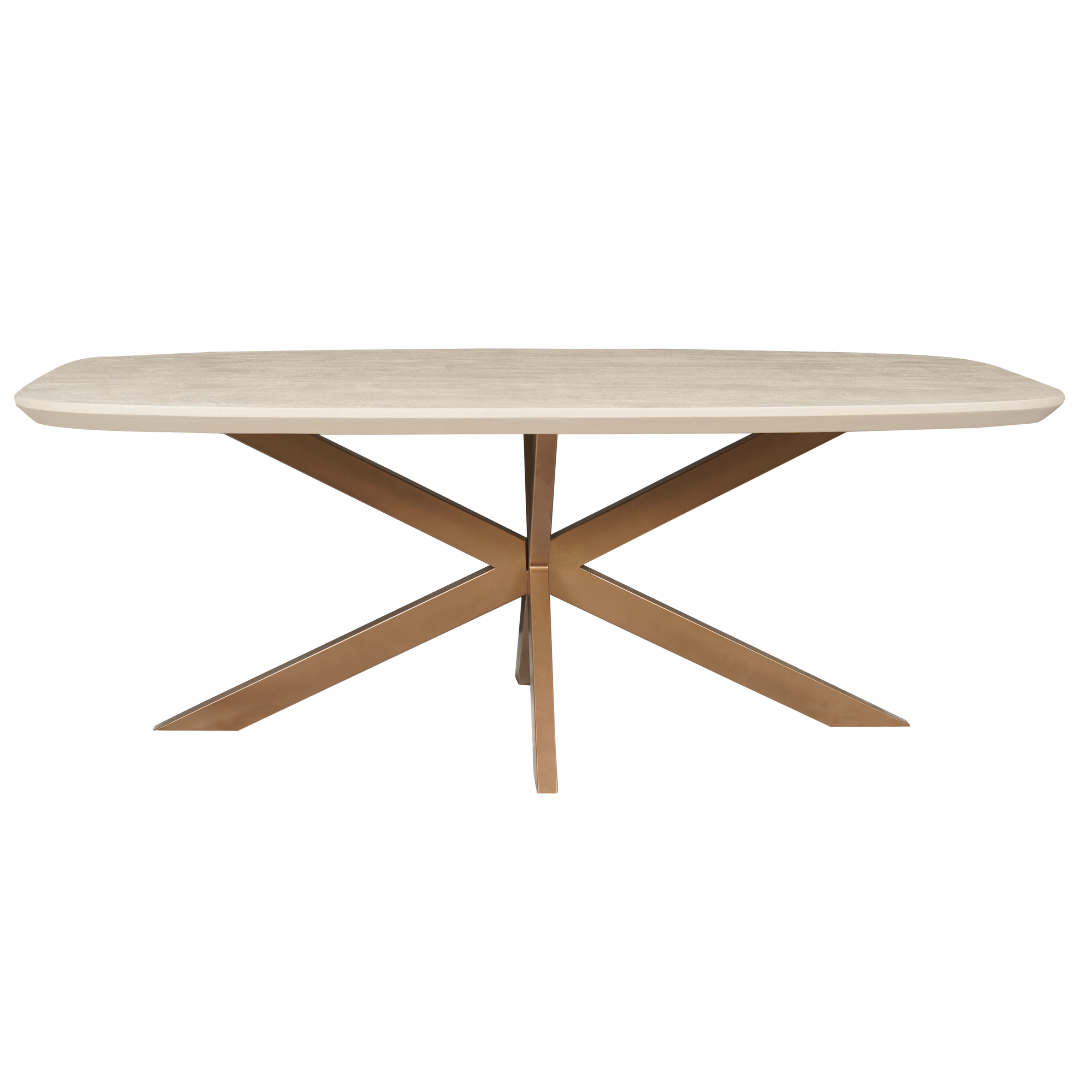 Eettafel Madison Zand | 160 cm | Deens Ovaal - STF