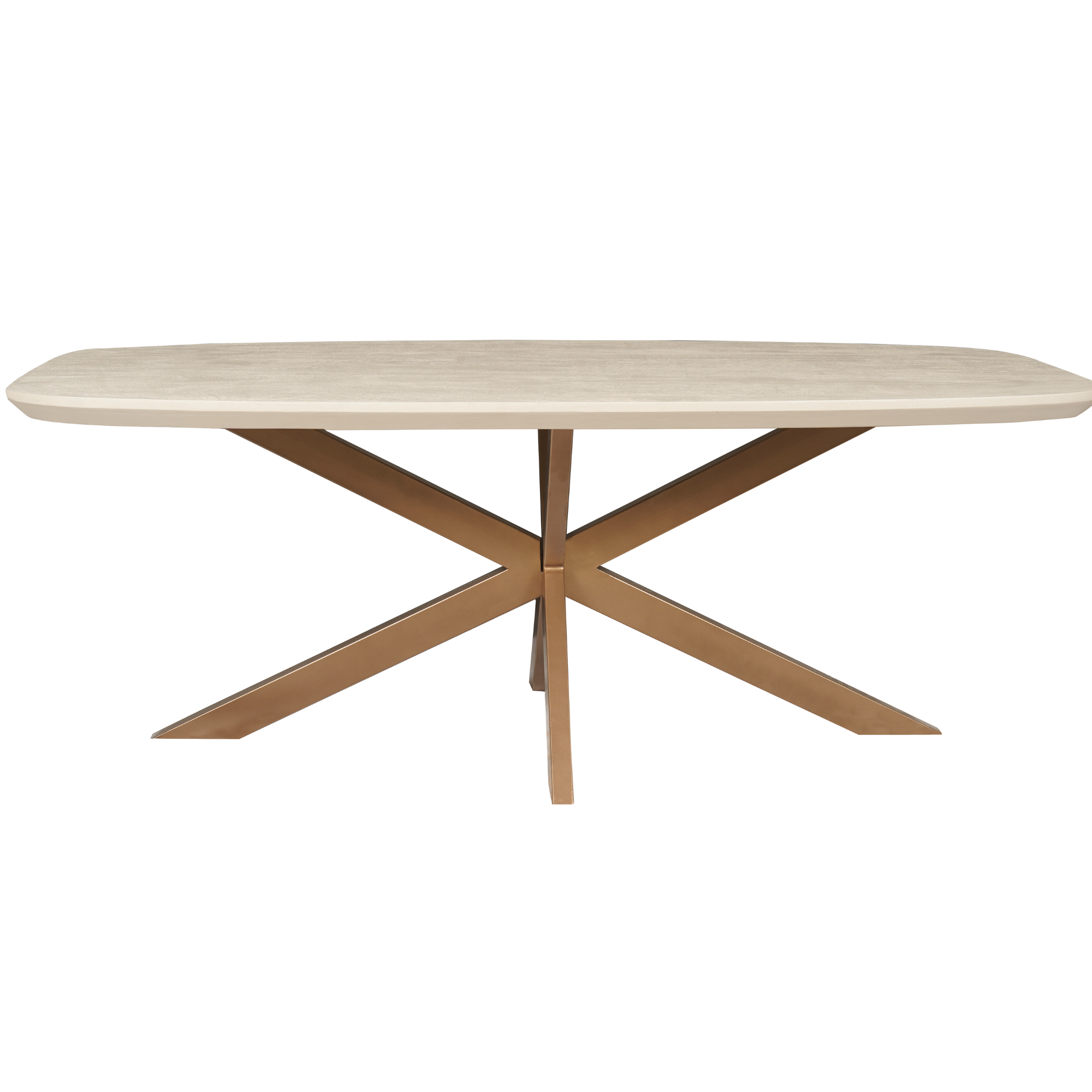 Eettafel Madison Zand | 240 cm | Deens ovaal - STF