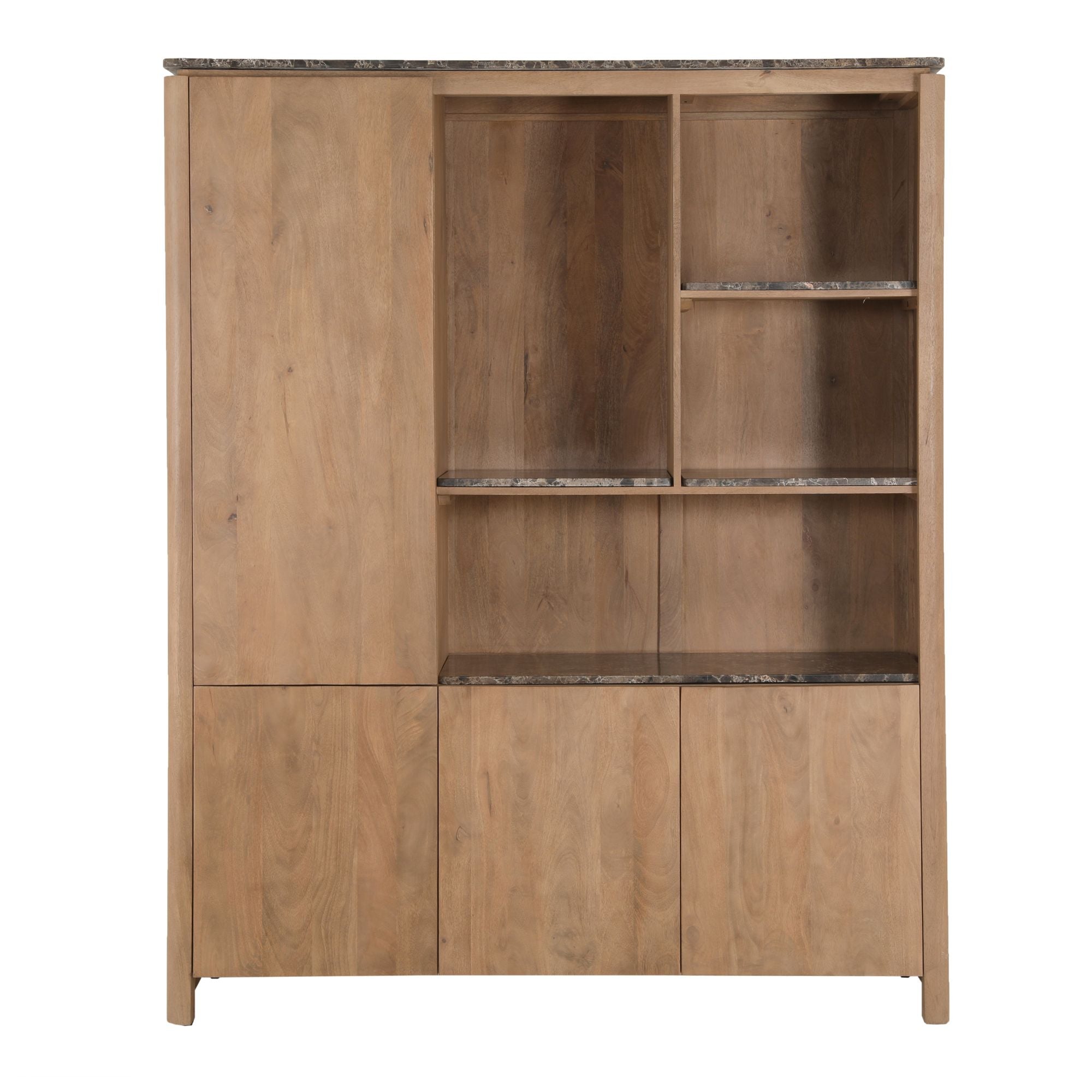 Bergkast XL Dallas Naturel 160 Mangohout - STF
