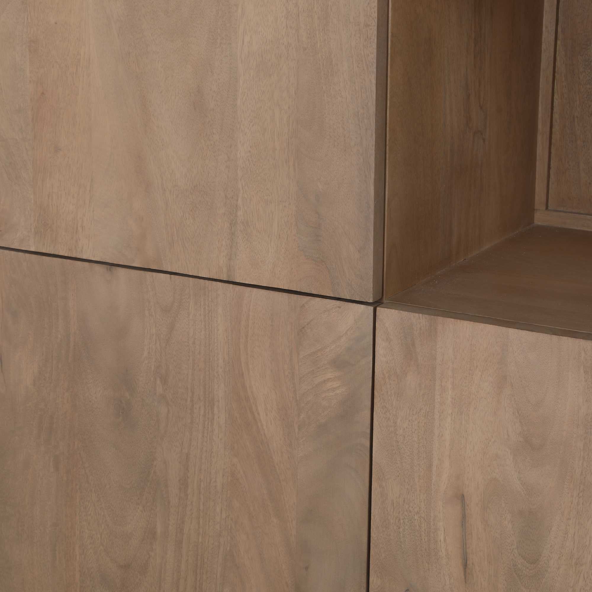 Bergkast XL Dallas Naturel 160 Mangohout - STF