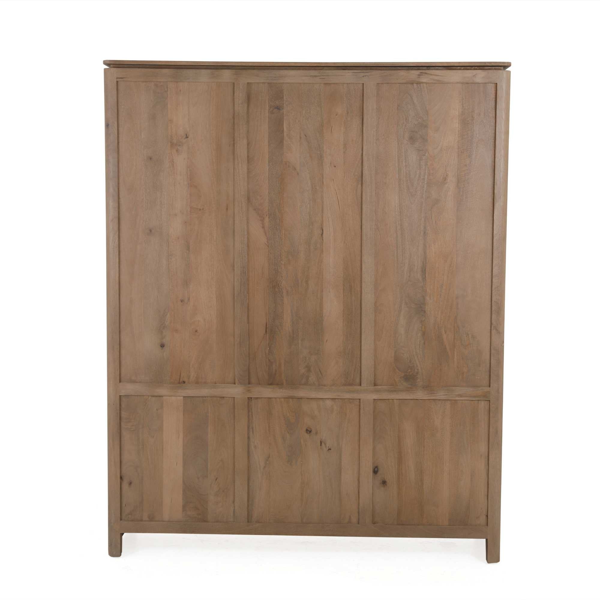 Bergkast XL Dallas Naturel 160 Mangohout - STF