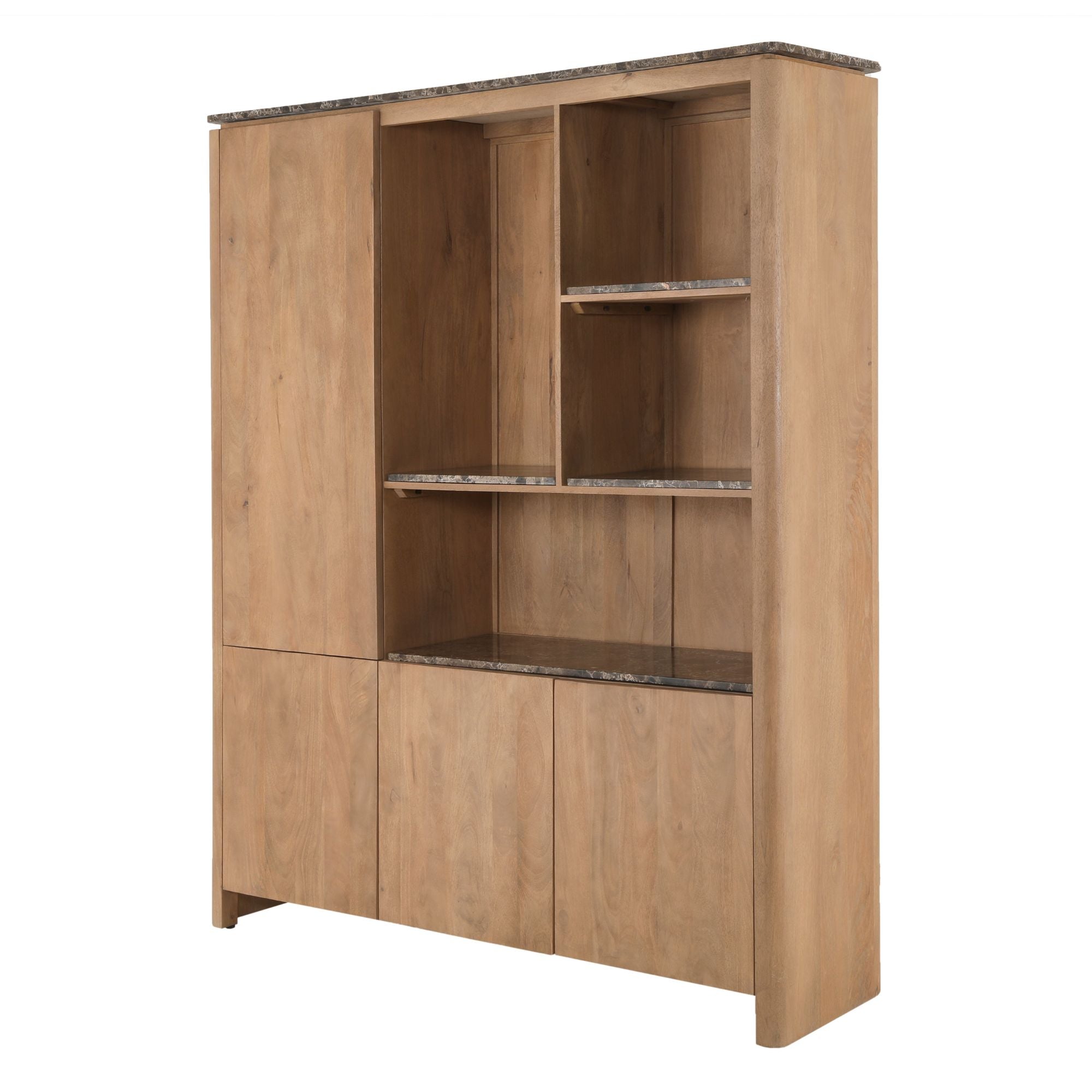 Bergkast XL Dallas Naturel 160 Mangohout - STF