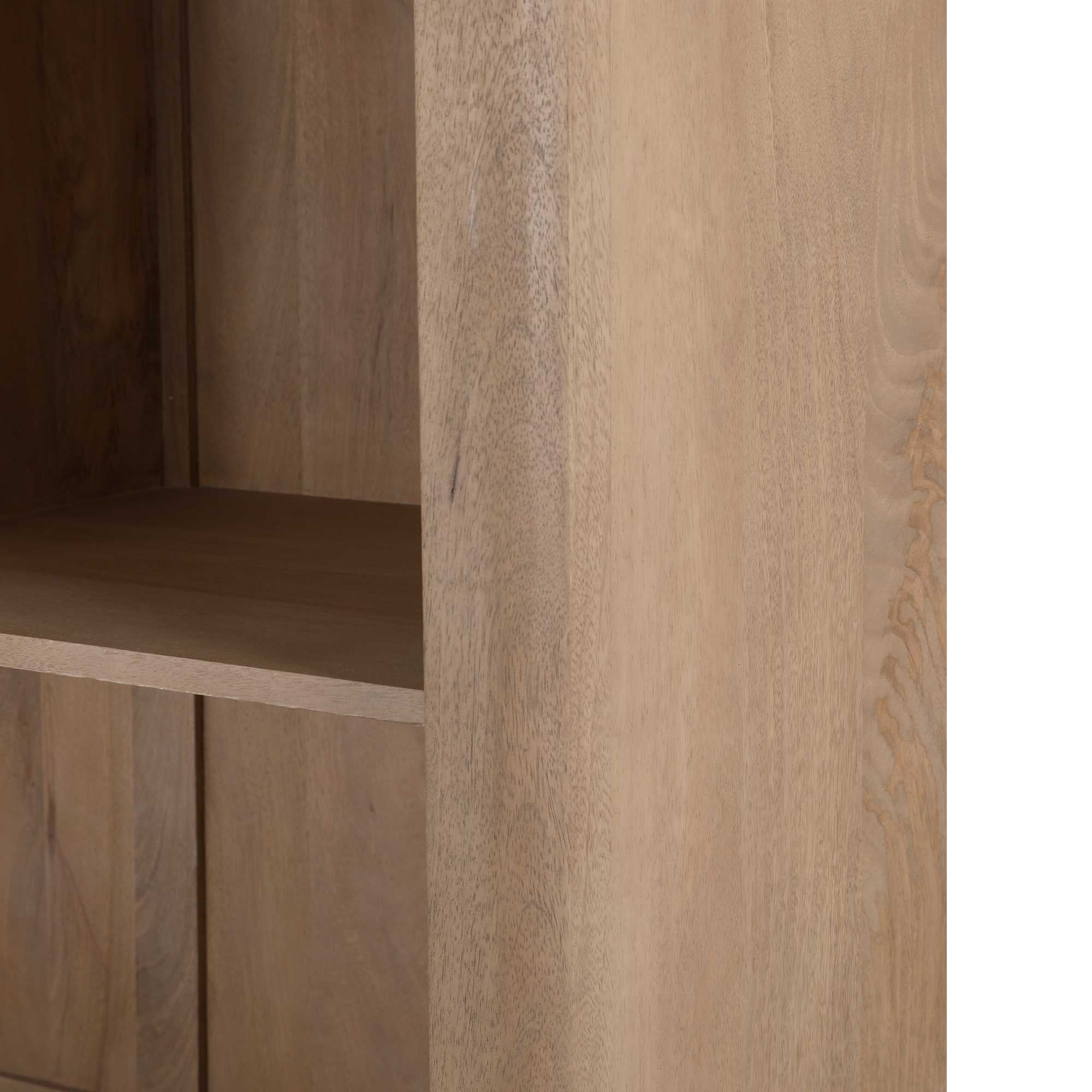 Bergkast XL Dallas Naturel 160 Mangohout - STF