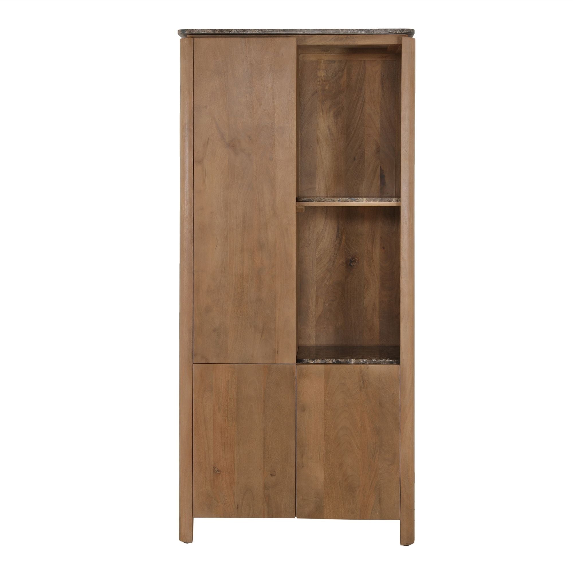 Bergkast Dallas Naturel 90 Mangohout - STF