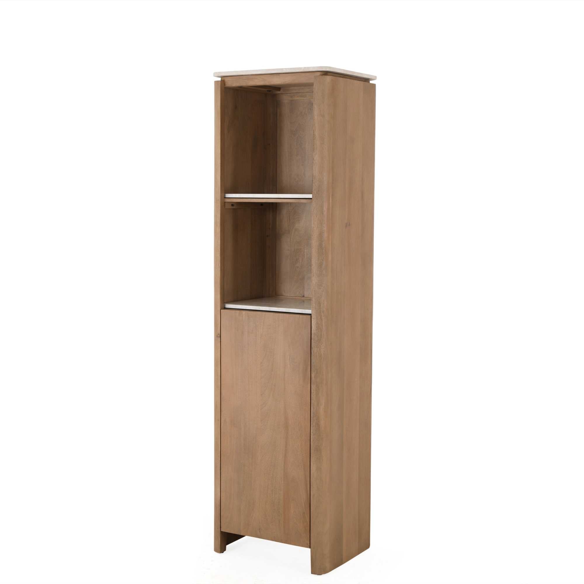 Boekenkast Dallas Naturel 55 Mangohout - STF
