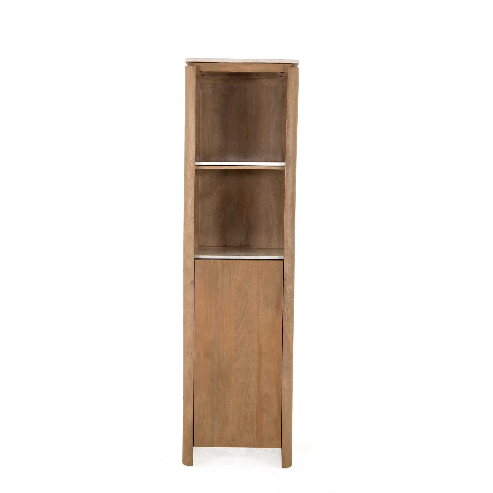 Boekenkast Dallas Naturel 55 Mangohout - STF