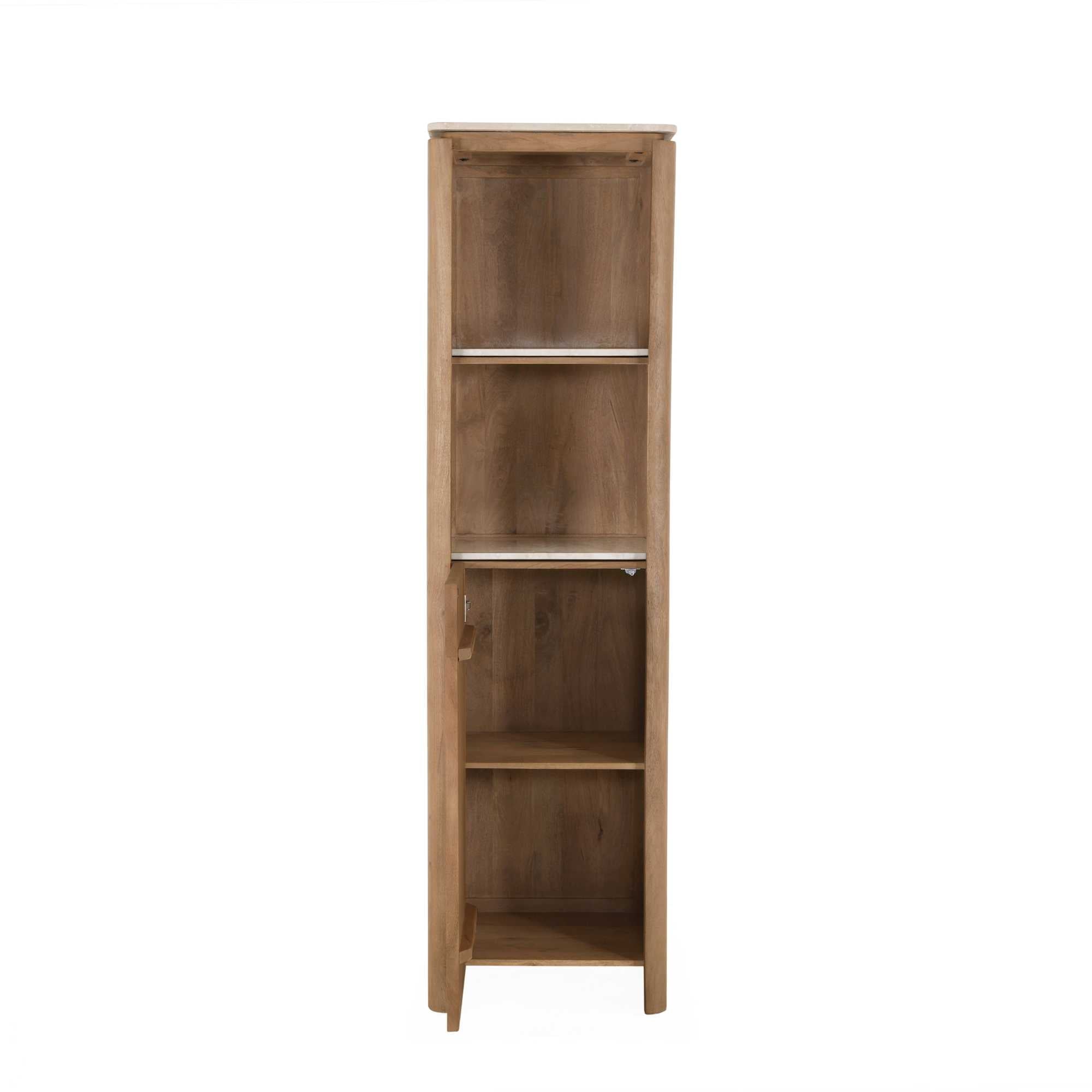 Boekenkast Dallas Naturel 55 Mangohout - STF