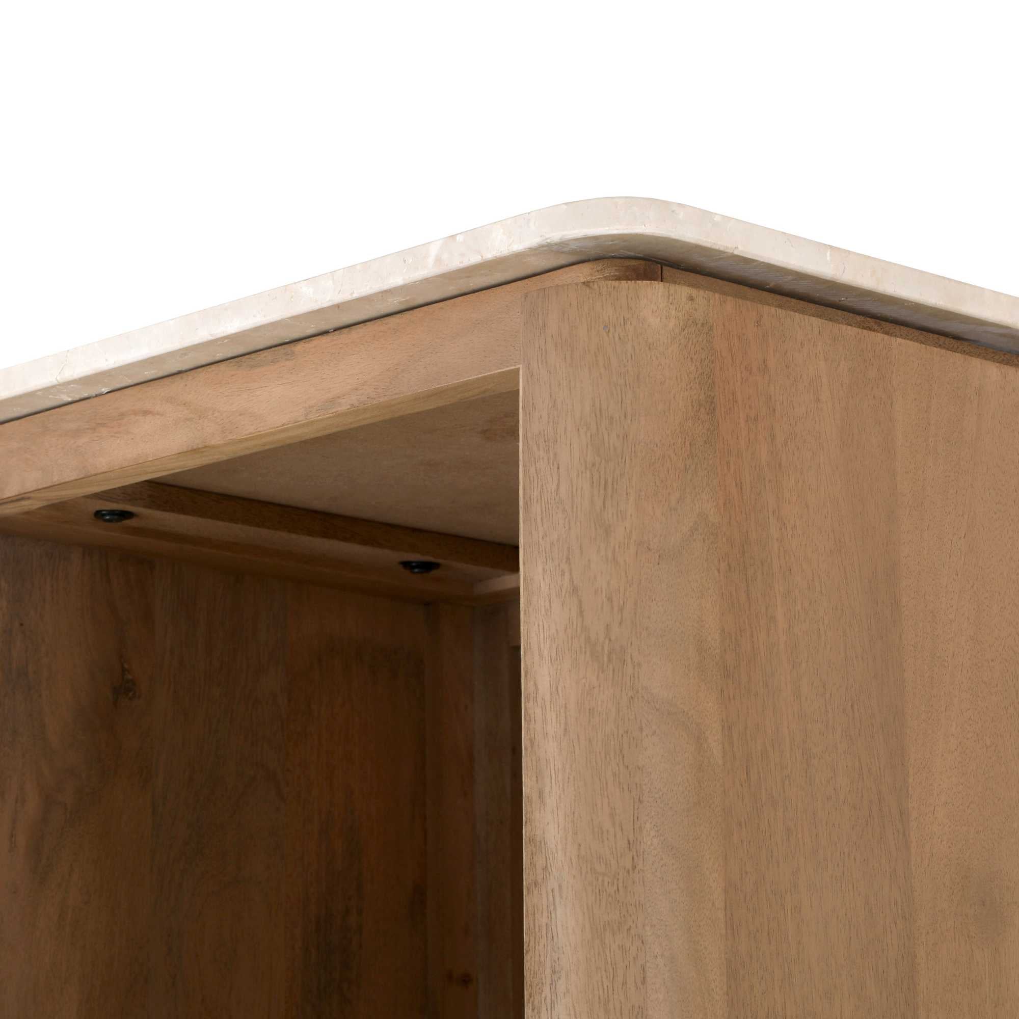 Boekenkast Dallas Naturel 55 Mangohout - STF