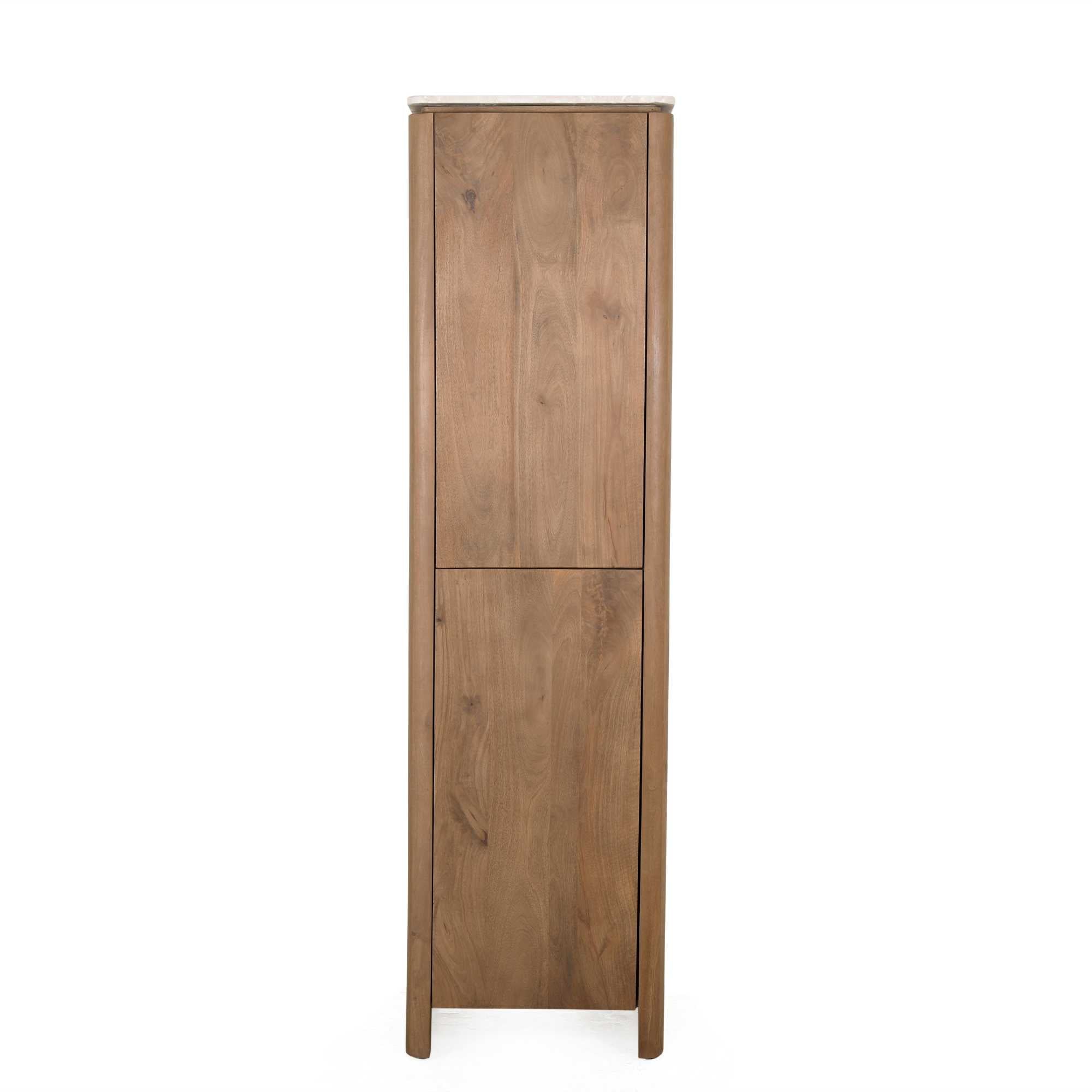 Kast Dallas naturel 55 mangohout - STF