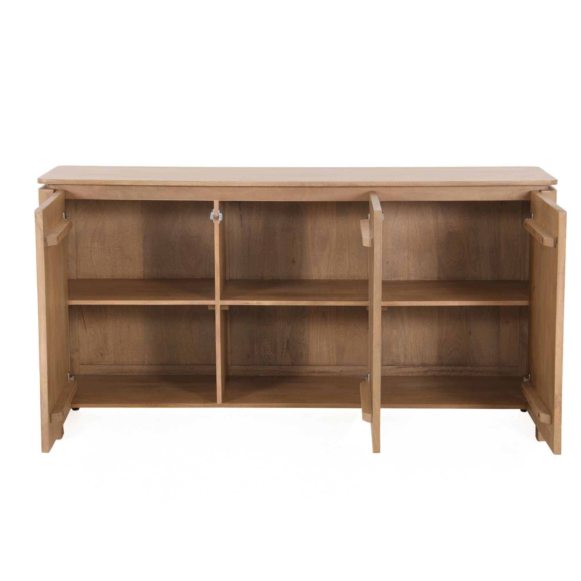 Dressoir Dallas Naturel 165 Mangohout - STF