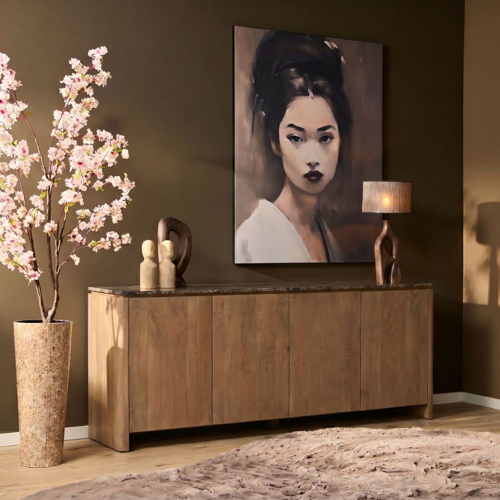 Dressoir Dallas Naturel 210 Mangohout - STF