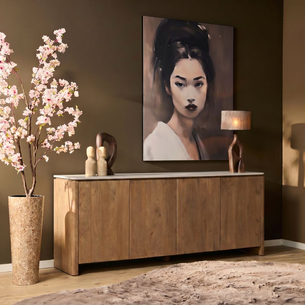 Dressoir Dallas Naturel 210 Mangohout - STF