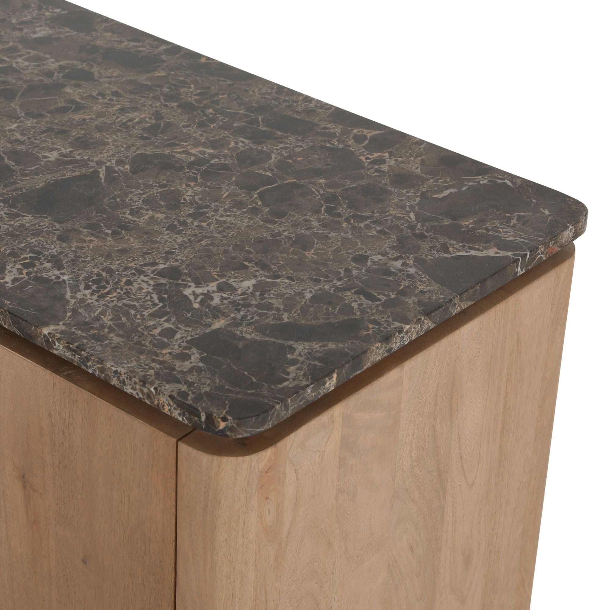 tv-meubel Dallas naturel 165 mangohout - STF