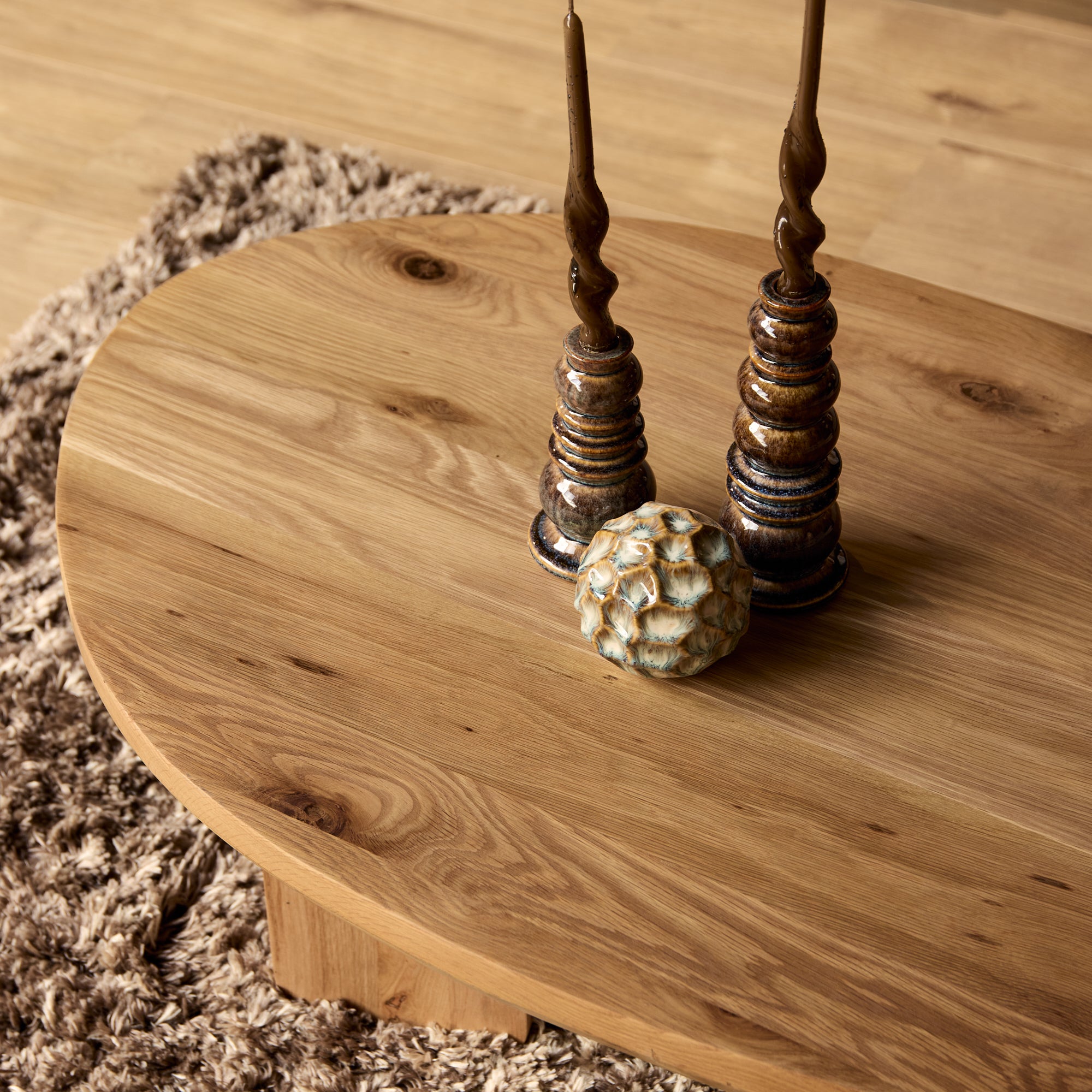 Salontafel Zillah | 130 cm | Naturel Eiken - STF