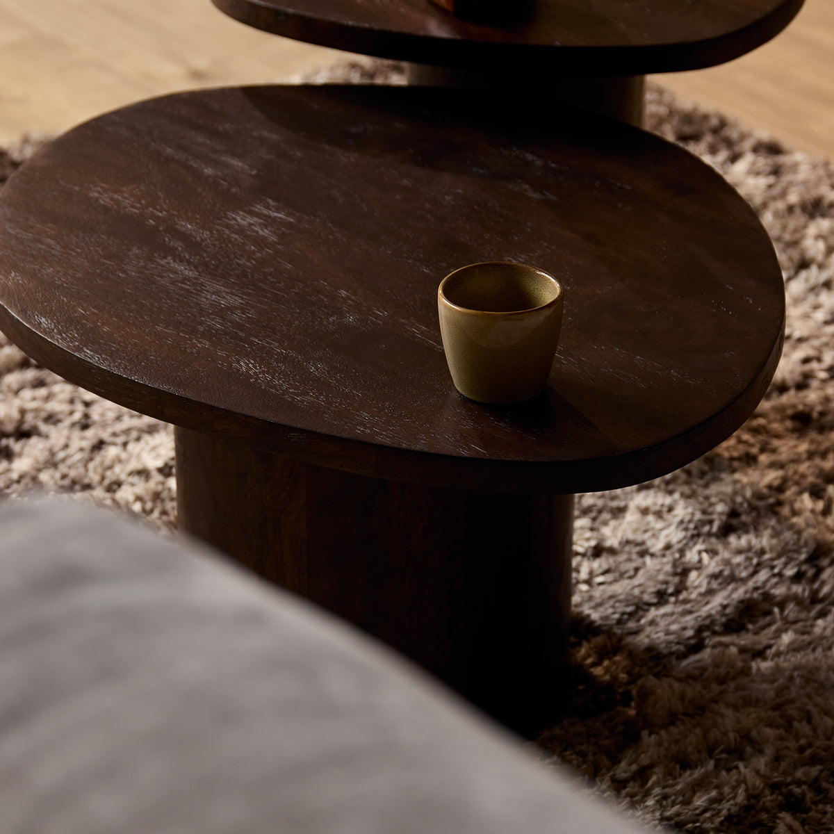 Salontafel Mirre | Bruin | Set van 2 - STF