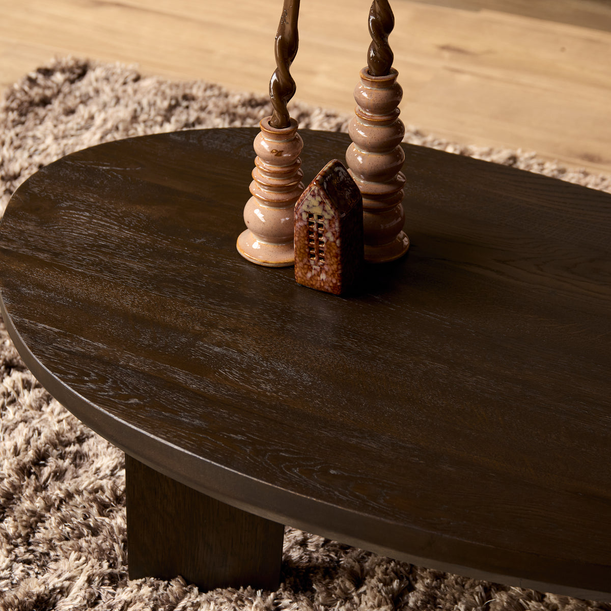 Salontafel Zillah | 130 cm | Eikenbruin - STF