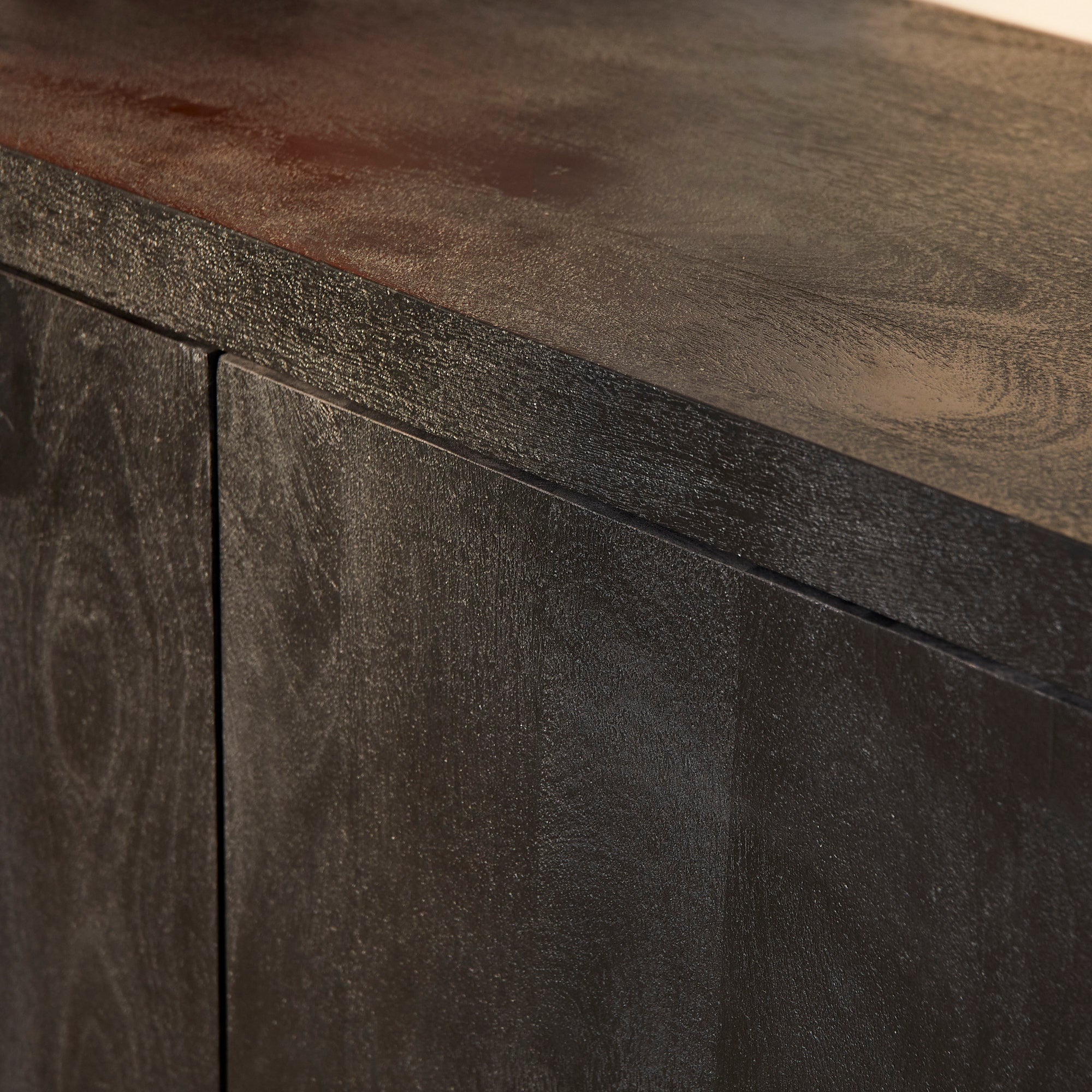 Dressoir Brussel Zwart 3 deuren | 150 cm - STF