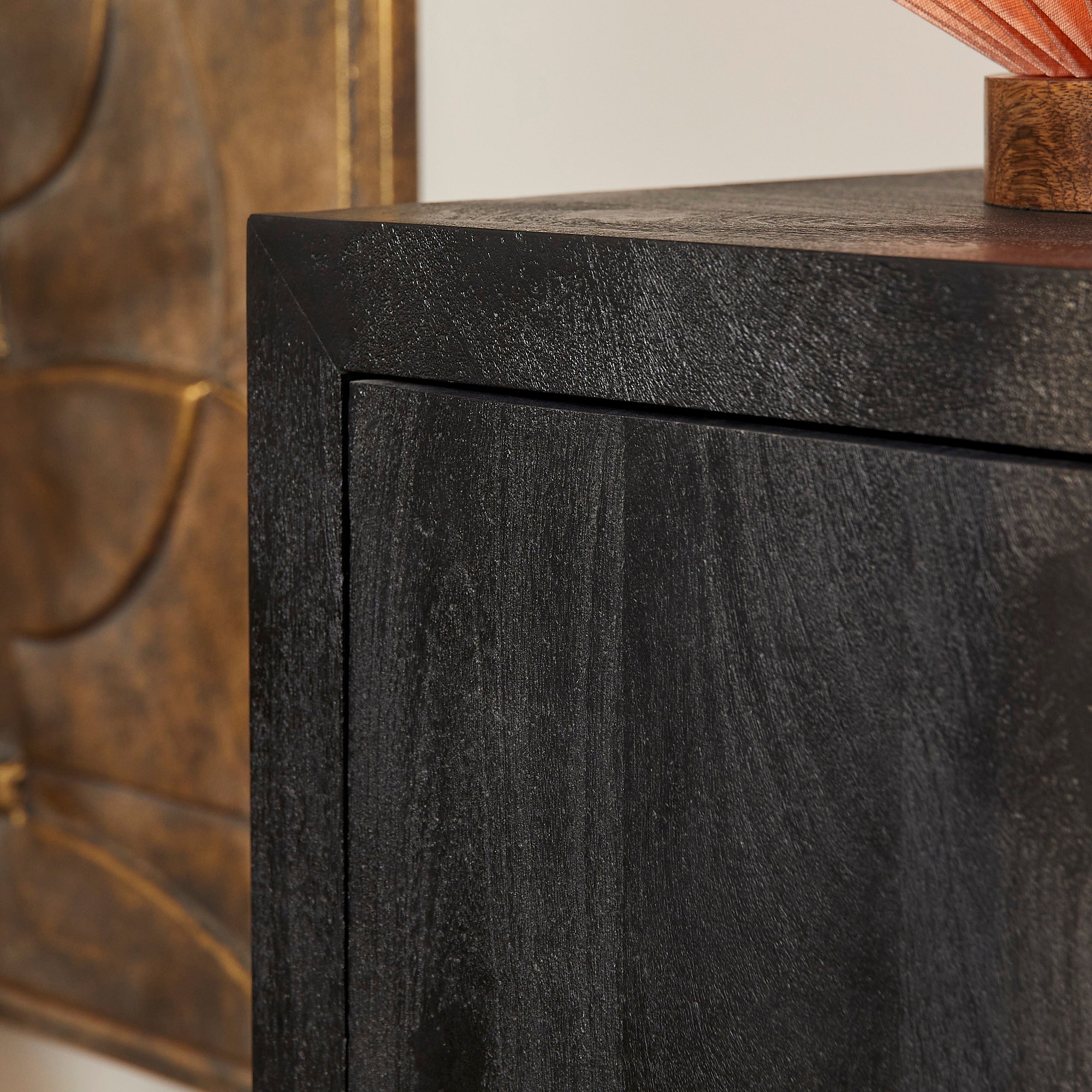 Dressoir Brussel Zwart 3 deuren | 150 cm - STF