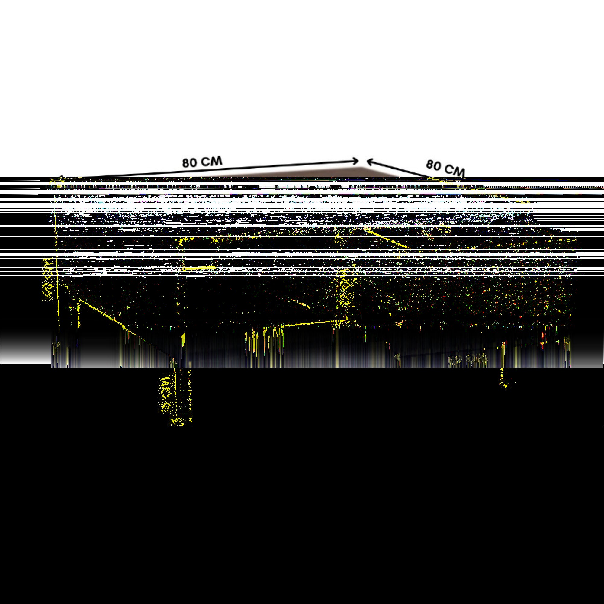 Bergkast Brussel Zwart | 5 vakken - 2 deuren