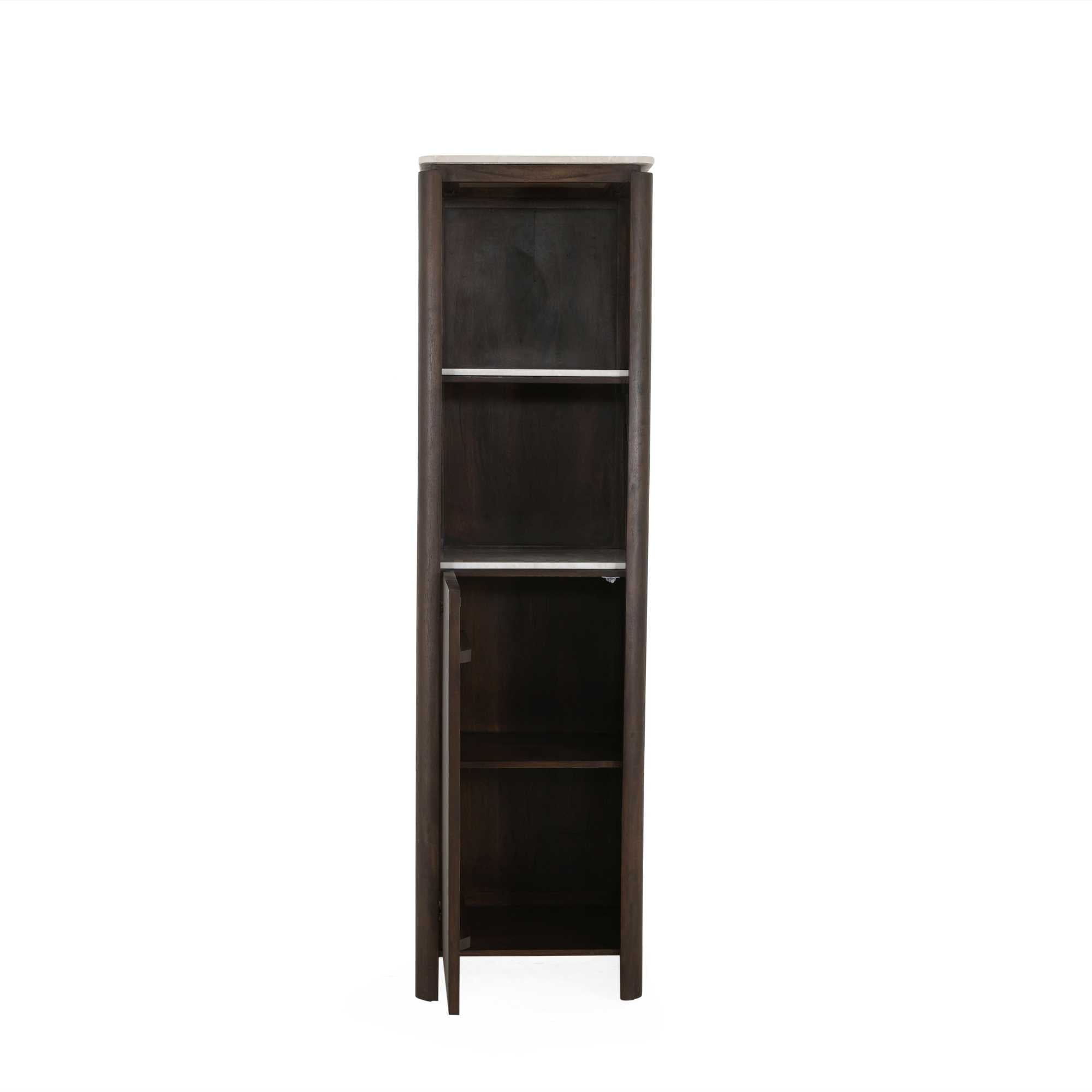 Boekenkast Dallas bruin 55 mangohout - STF