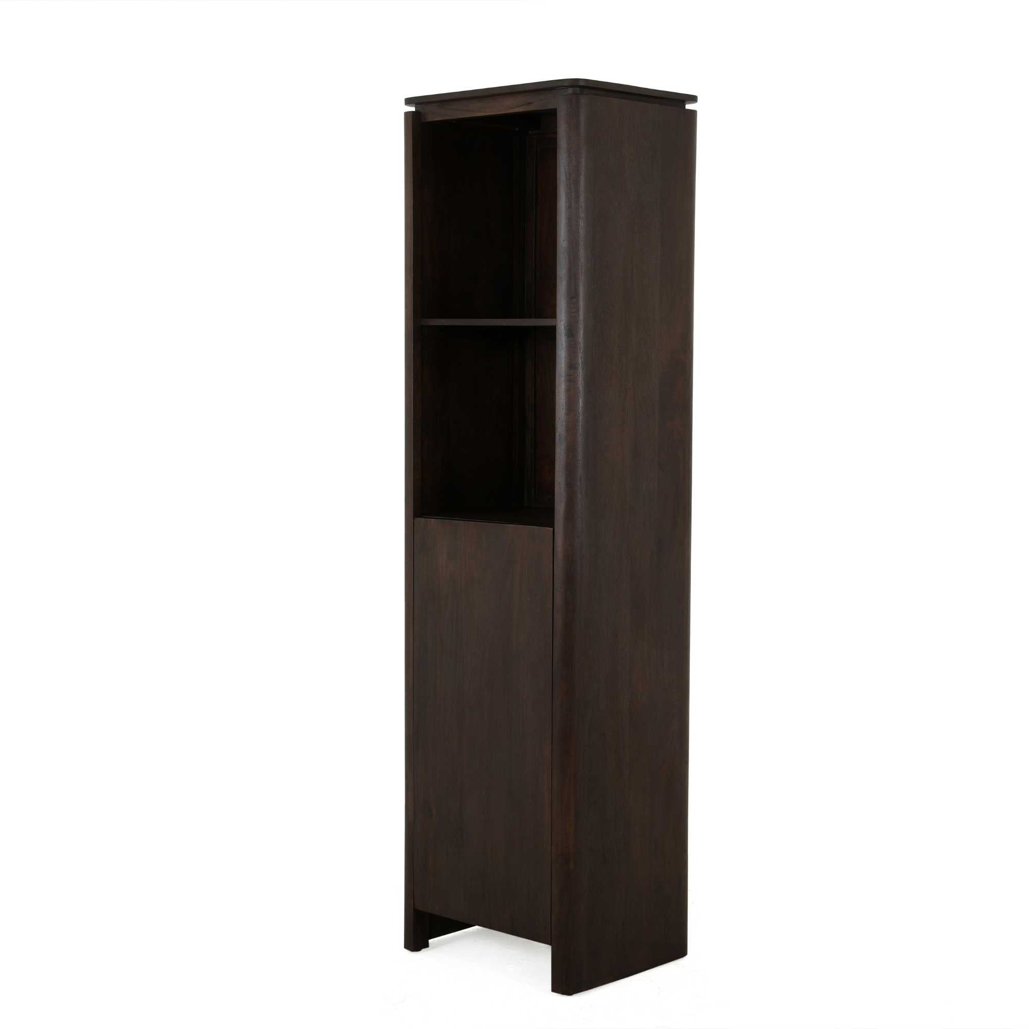 Boekenkast Dallas bruin 55 mangohout - STF