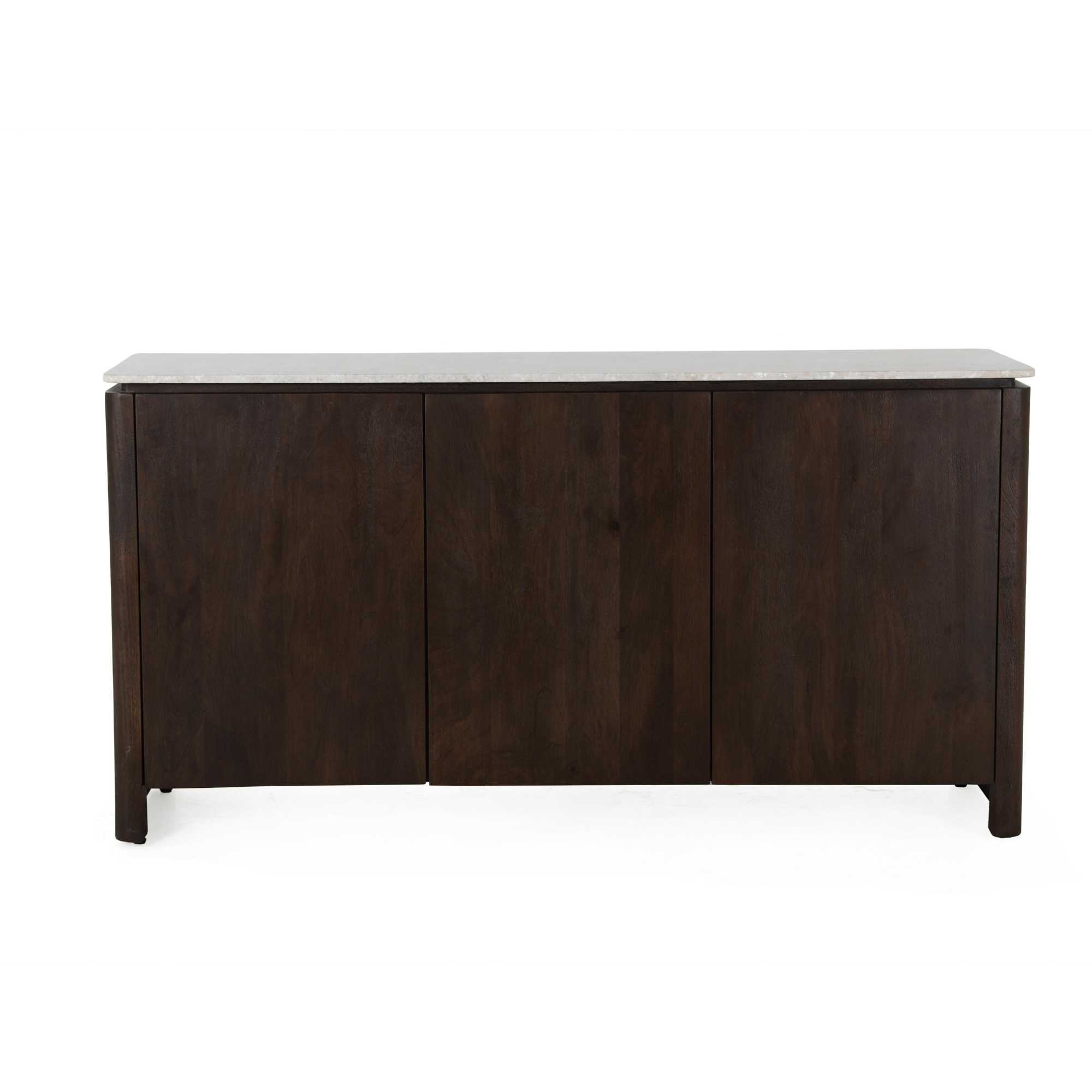 Dressoir Dallas bruin 165 mangohout - STF