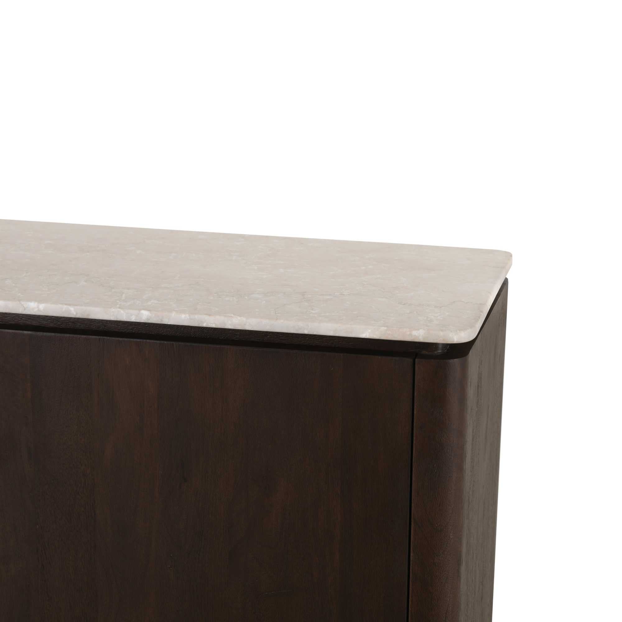 Dressoir Dallas bruin 165 mangohout - STF