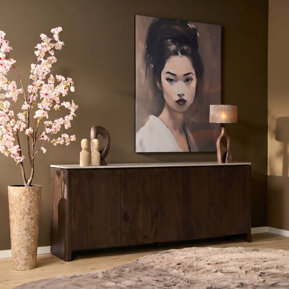 Dressoir Dallas Bruin 210 Mangohout  - STF