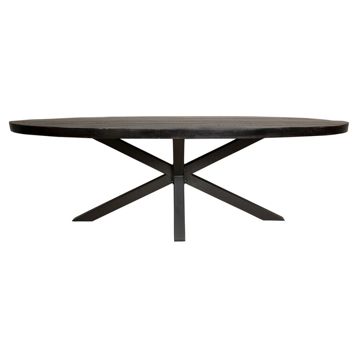 Eettafel Denver Zwart | Ovaal | 300 cm - STF