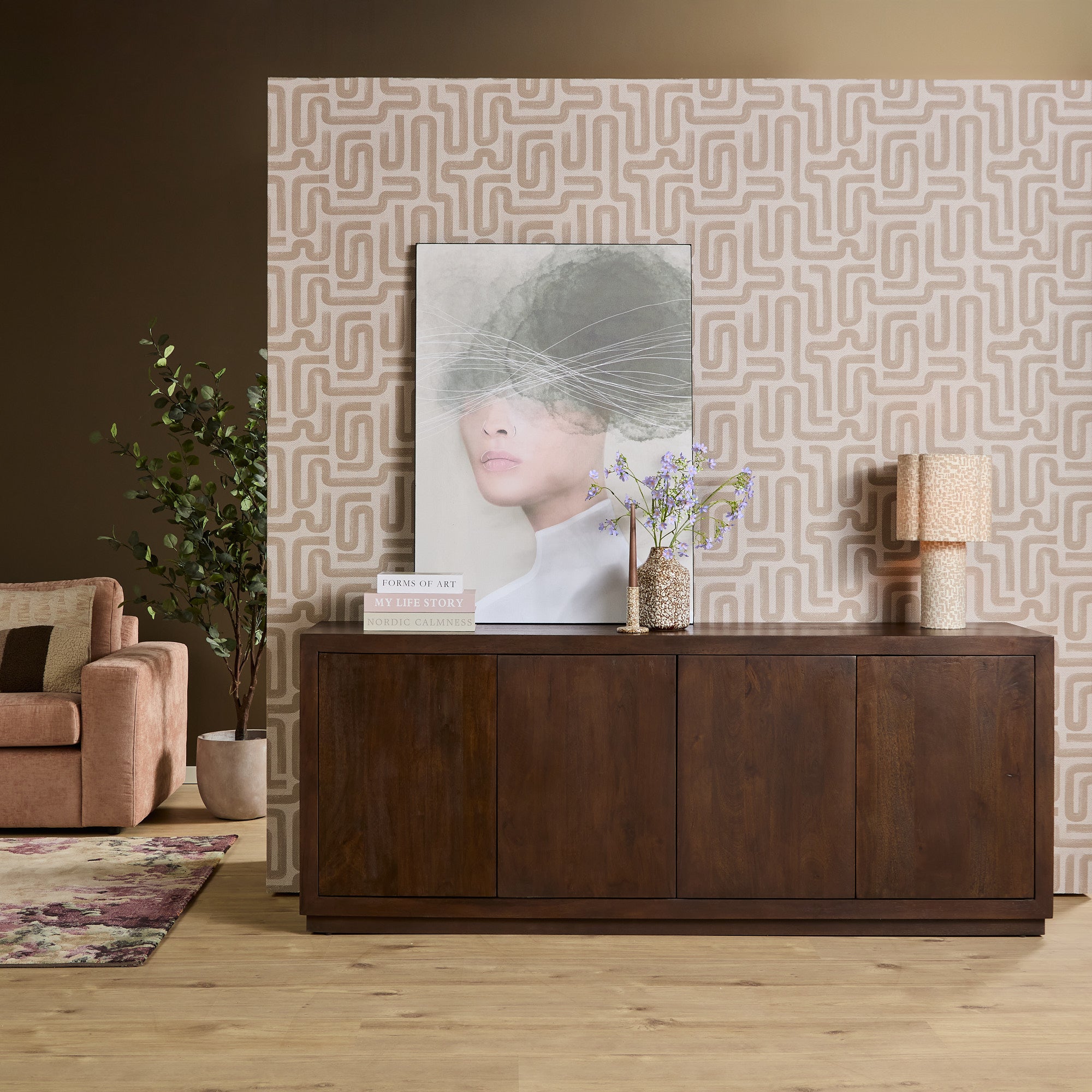 Buffet Bruxelles marron | 200 cm - STF