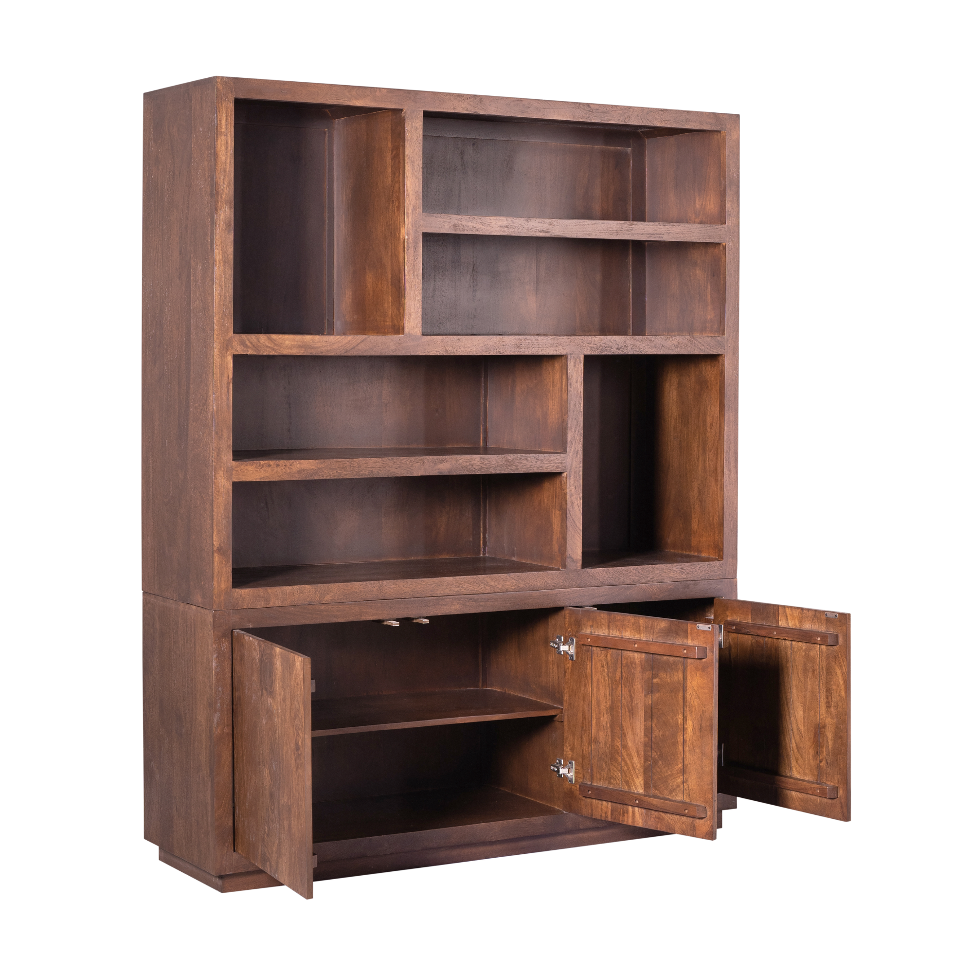 Armoire de rangement XL marron Bruxelles | 160 cm - STF